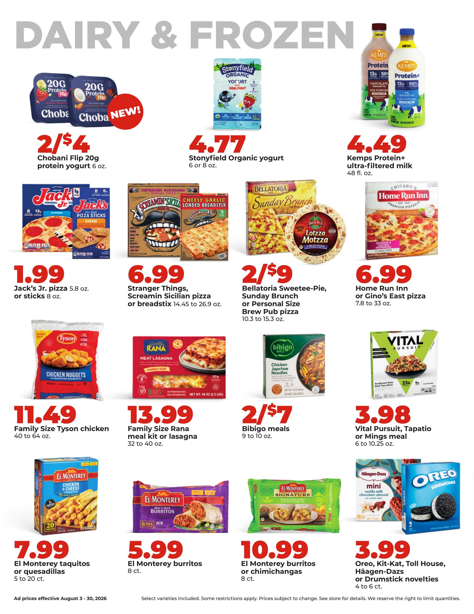 Hy-Vee (IA, IL, KS, MN, MO, NE, SD) Weekly Ad August 3 - 30, 2026