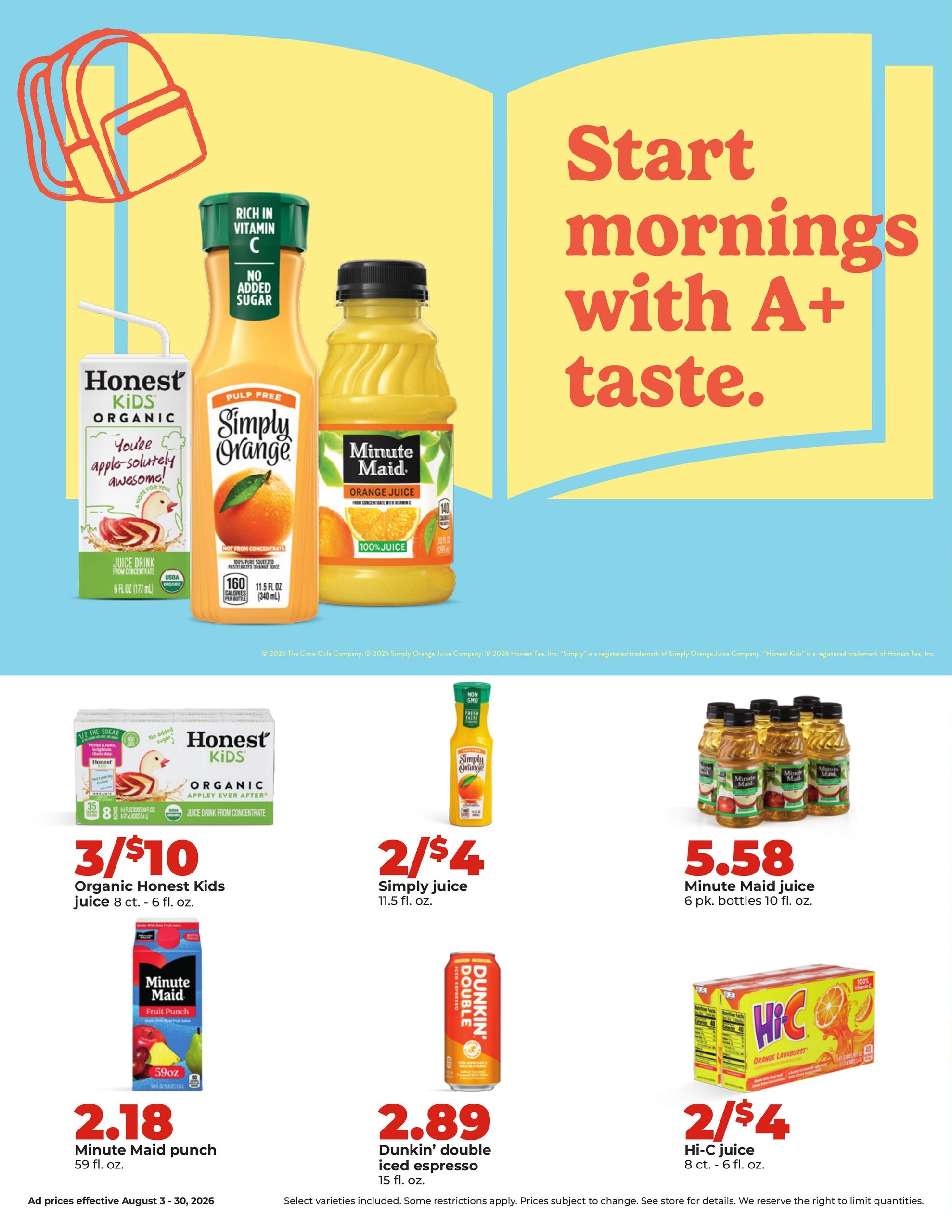 Hy-Vee (IA, IL, KS, MN, MO, NE, SD) Weekly Ad August 3 - 30, 2026