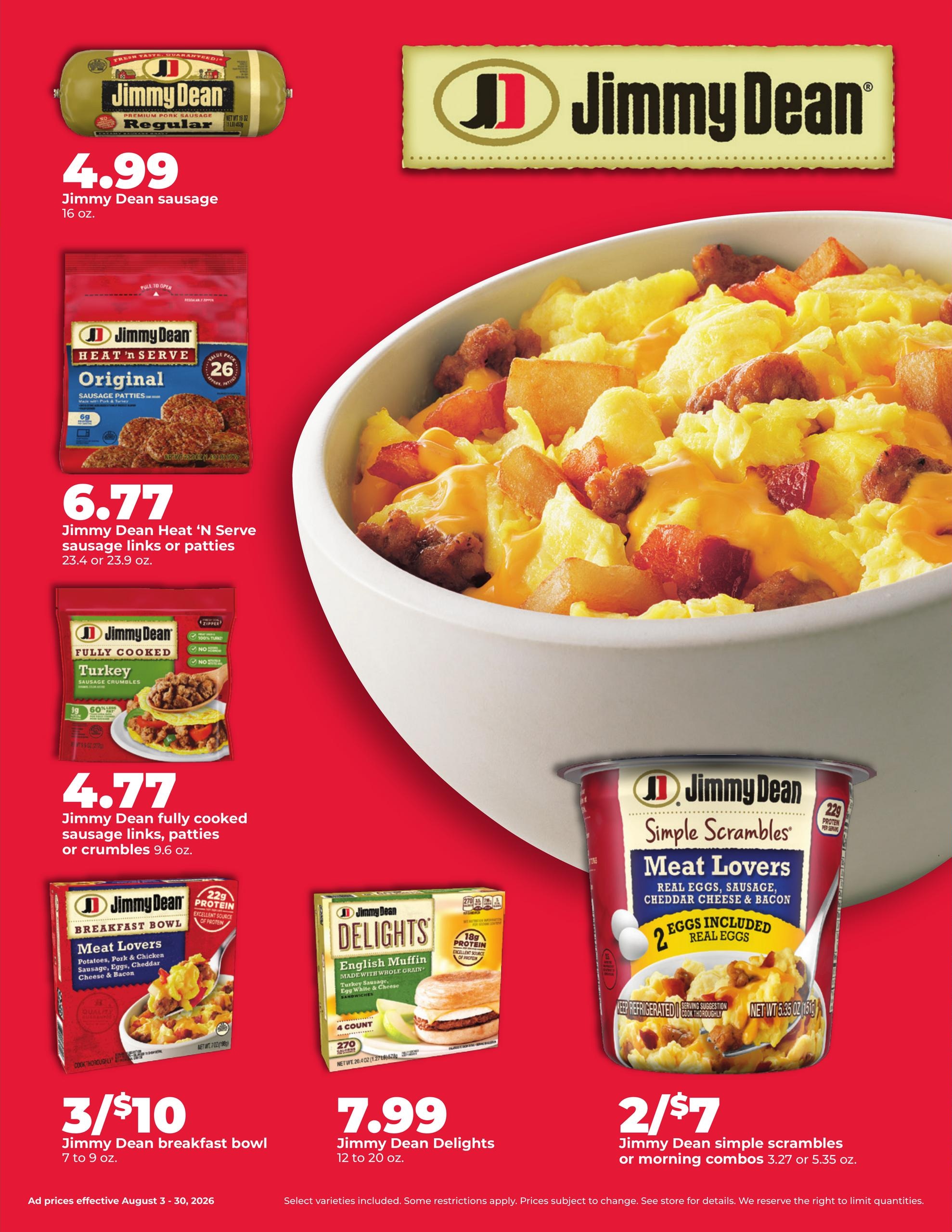Hy-Vee (IA, IL, KS, MN, MO, NE, SD) Weekly Ad August 3 - 30, 2026
