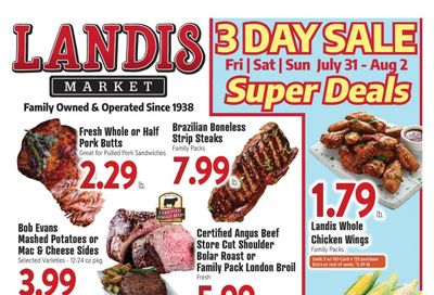 Landis Weekly Ad July 31 - August 6, 2026