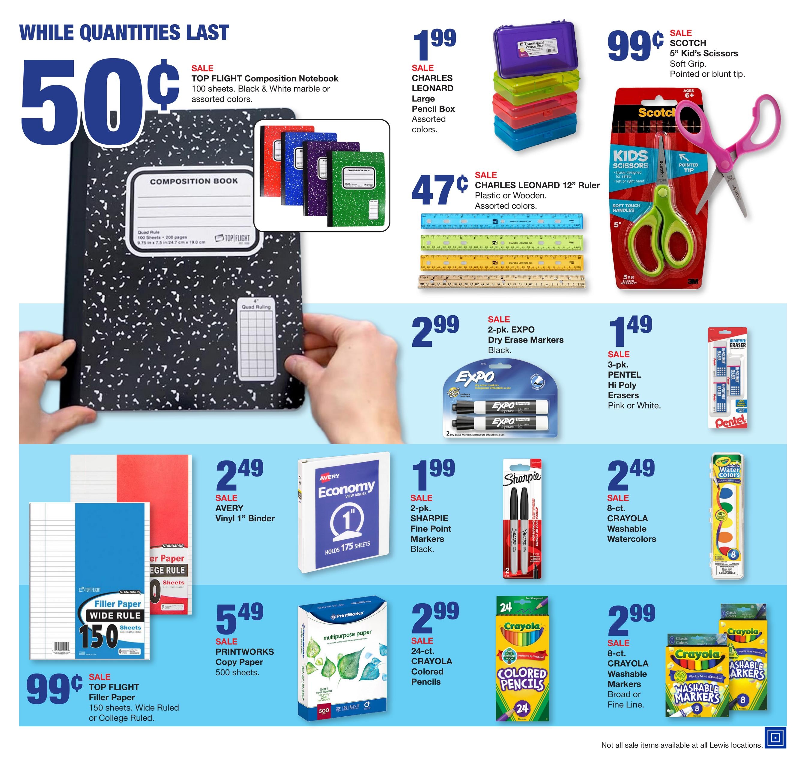 Lewis Drug (IA, SD) Back To School Weekly Ad August 1 - 29, 2026