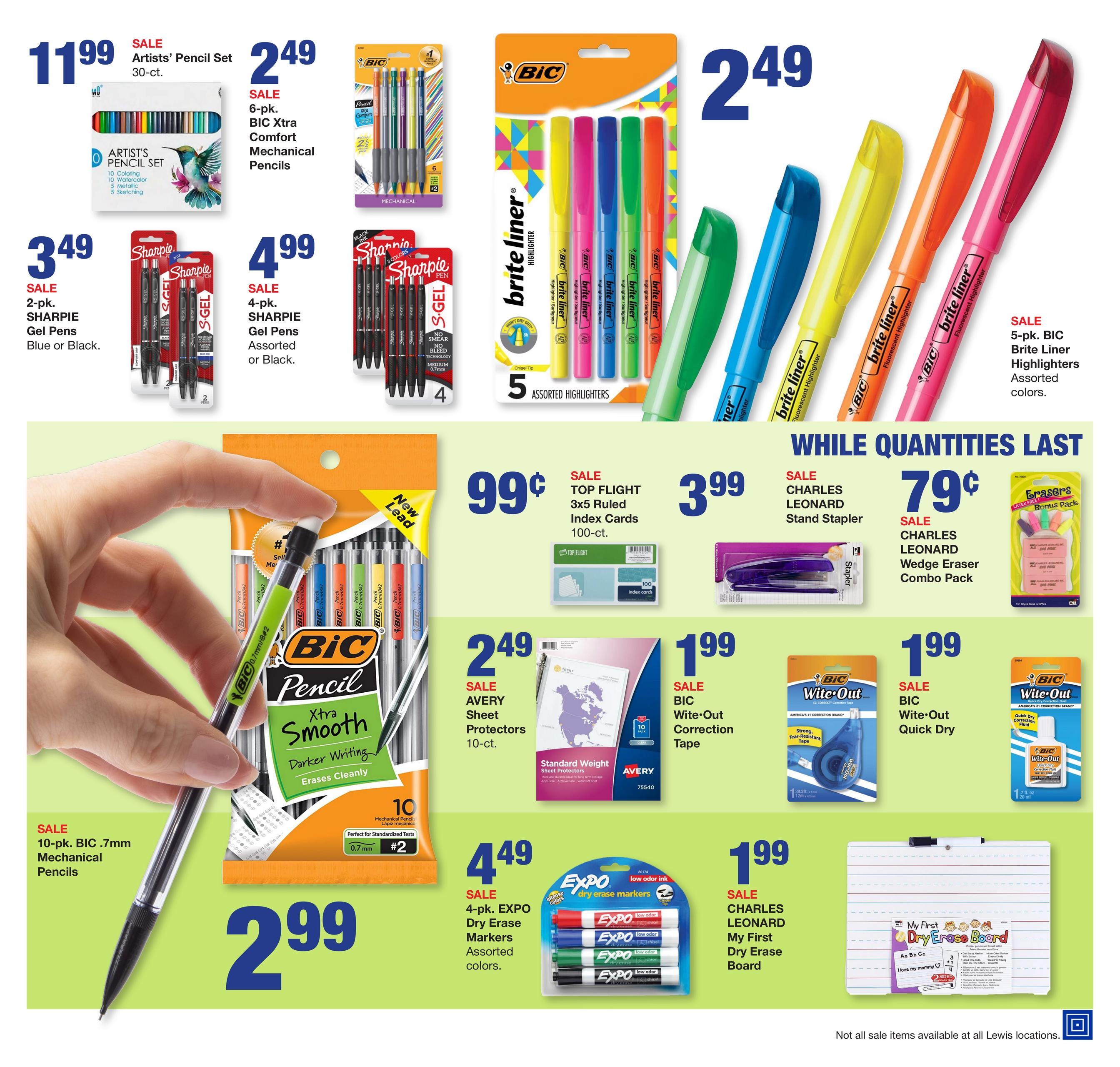 Lewis Drug (IA, SD) Back To School Weekly Ad August 1 - 29, 2026