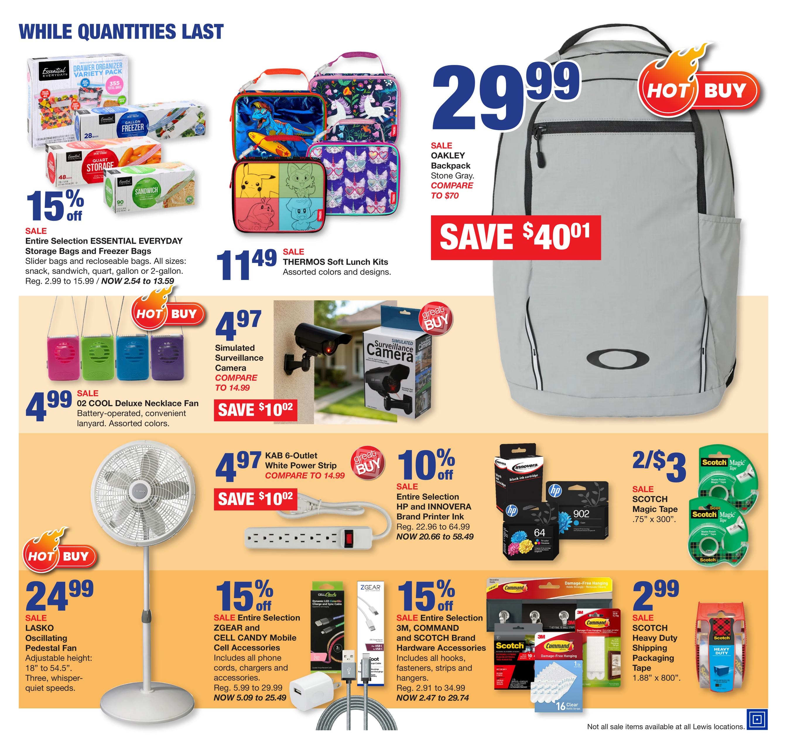 Lewis Drug (IA, SD) Back To School Weekly Ad August 1 - 29, 2026