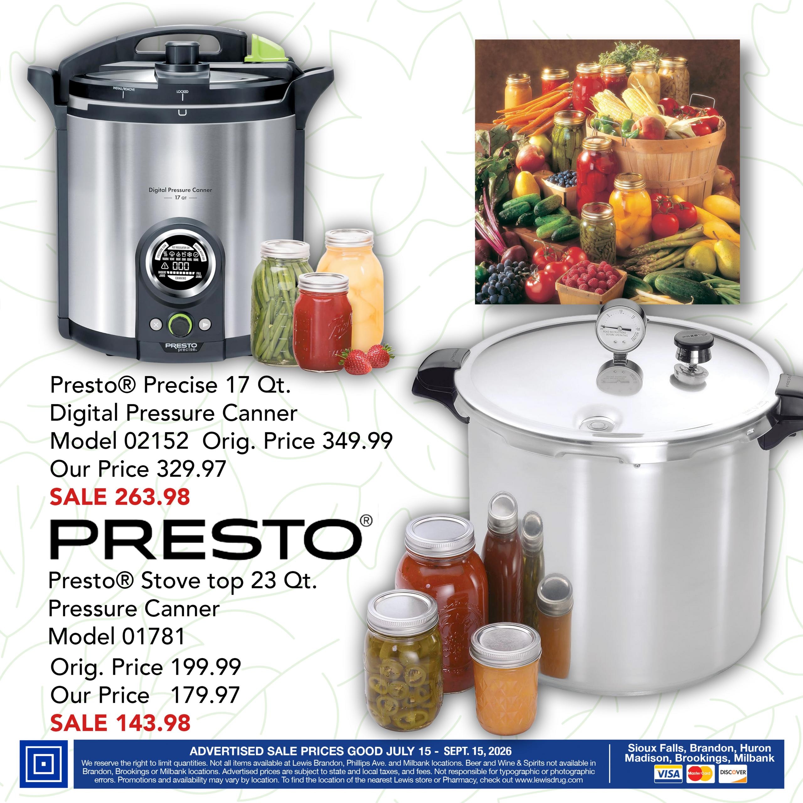 Lewis Drug (IA, SD) Weekly Ad July 15 - September 15, 2026