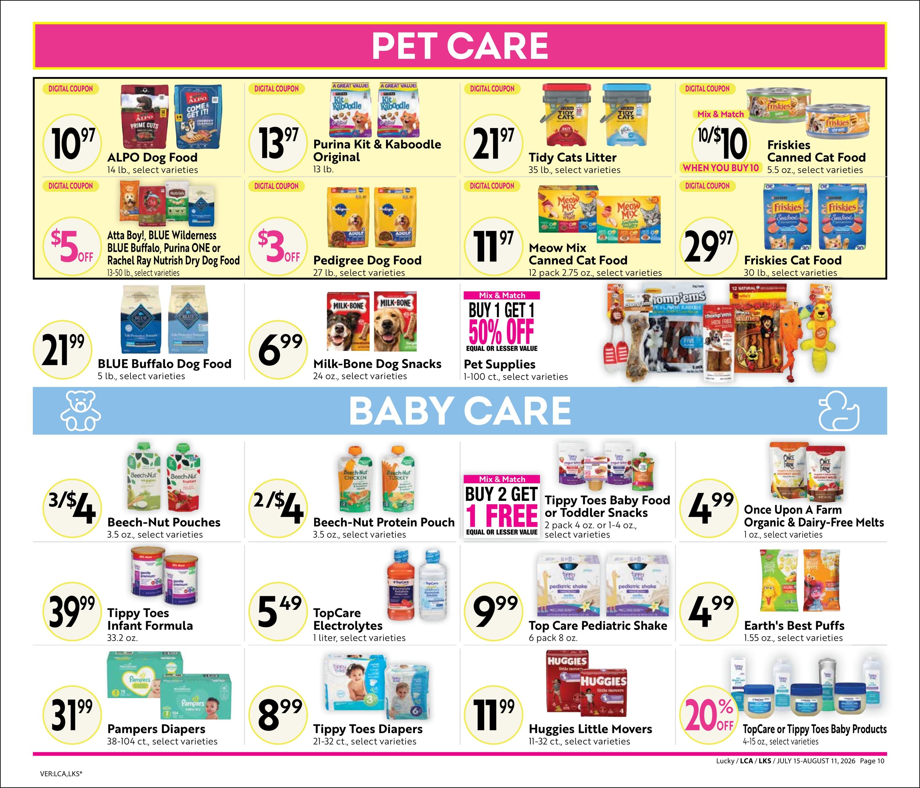 Lucky Supermarkets (CA) Steals & Deals Weekly Ad July 15 - August 11, 2026