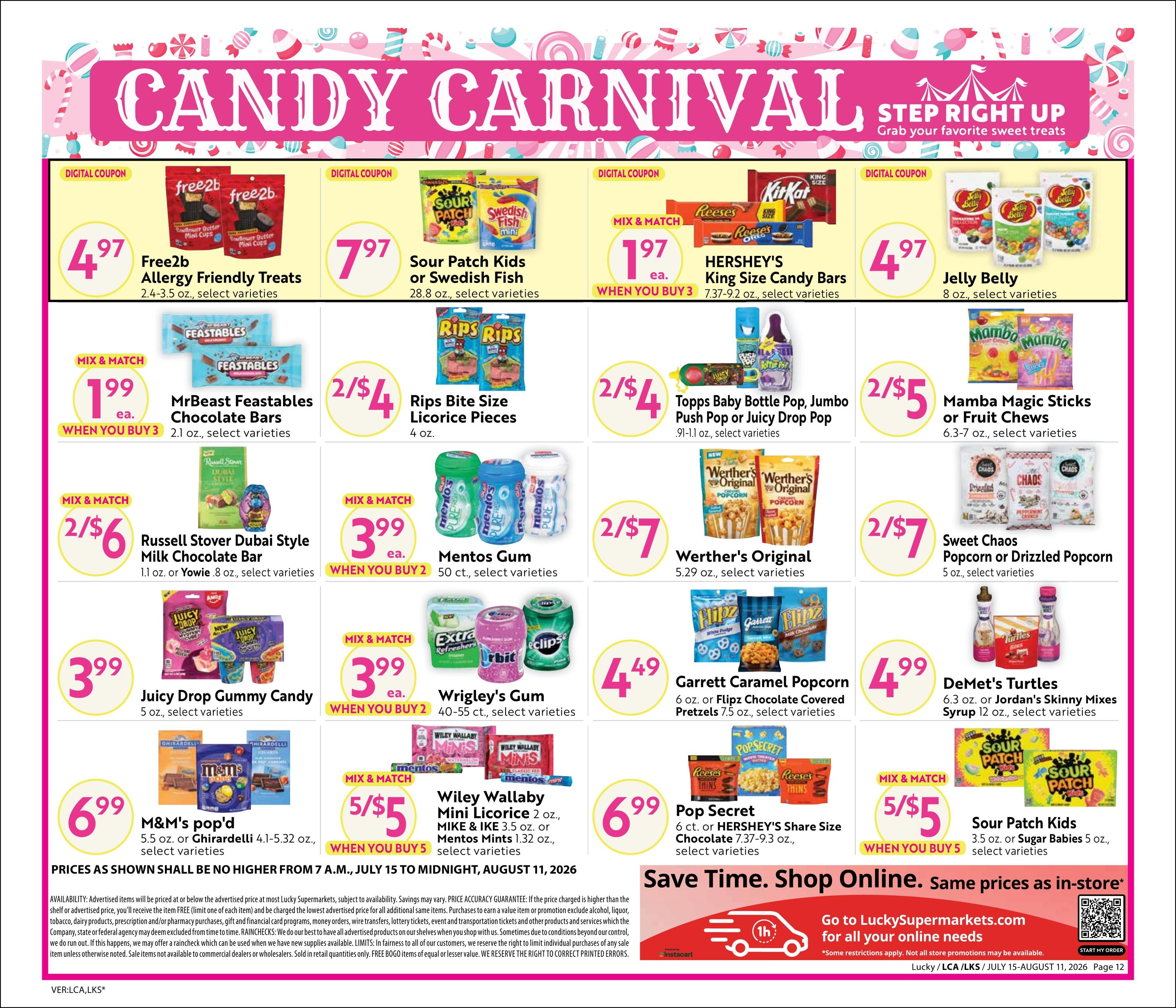 Lucky Supermarkets (CA) Steals & Deals Weekly Ad July 15 - August 11, 2026