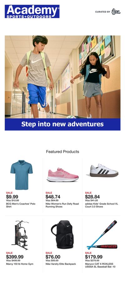 Academy Sports + Outdoors Weekly Ad July 30 - August 5, 2026