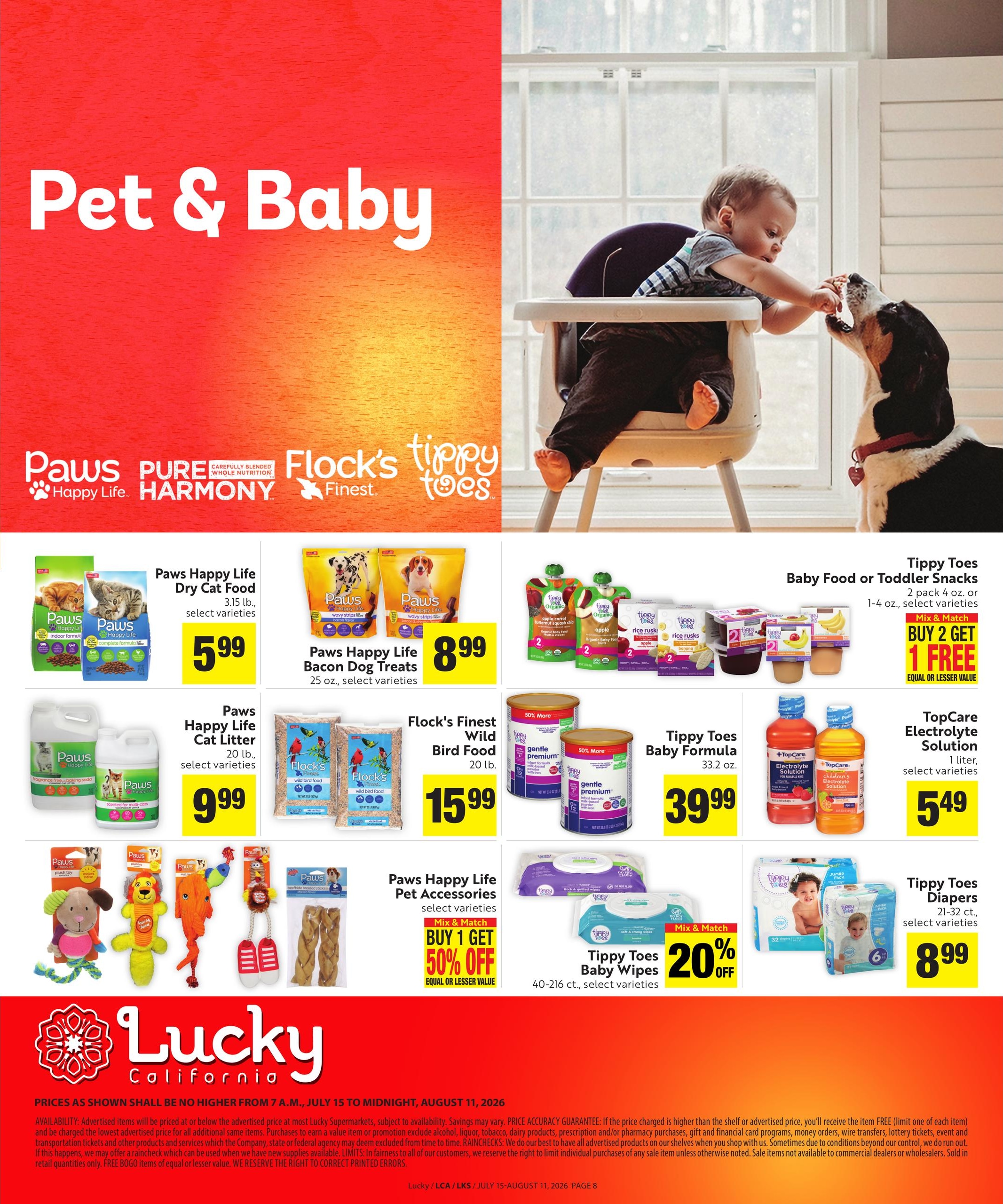 Lucky Supermarkets Save Even More Weekly Ad July 15 - August 11, 2026