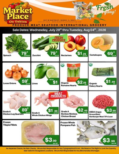 Market Place on Oakton Weekly Ad July 29 - August 4, 2026