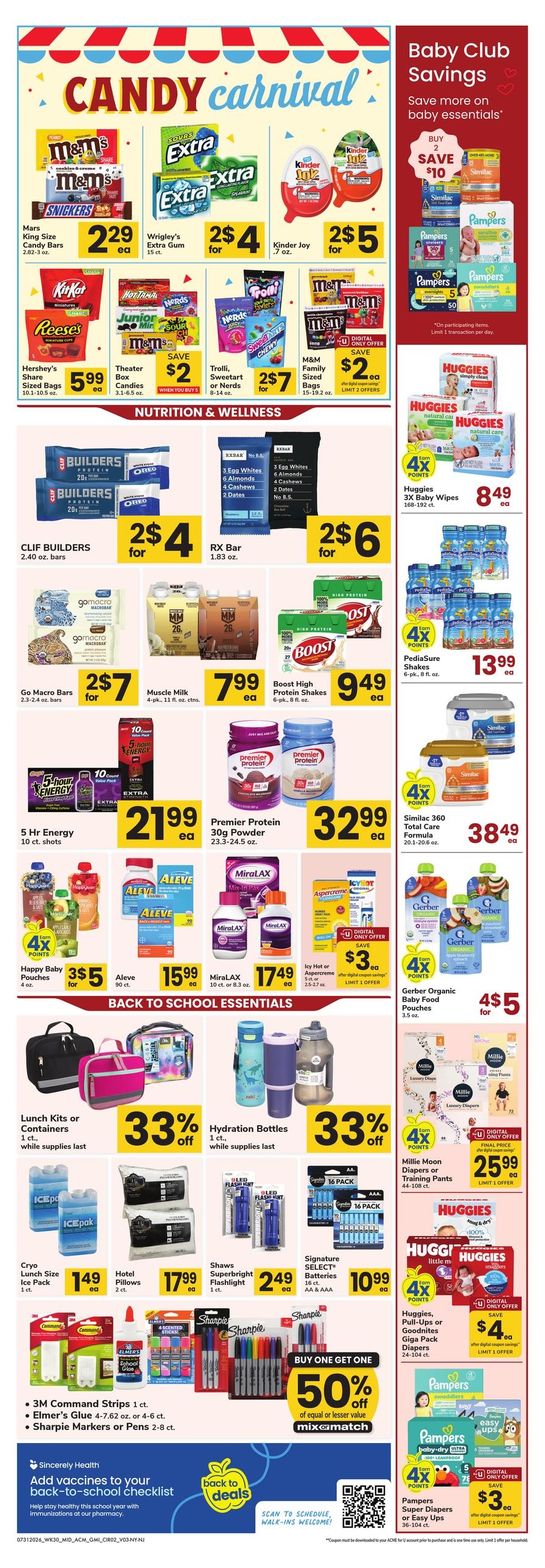 Acme Markets (Yonkers–Bethany Area, CT–NY) Health, Home & Beauty Weekly Ad July 31 - August 13, 2026