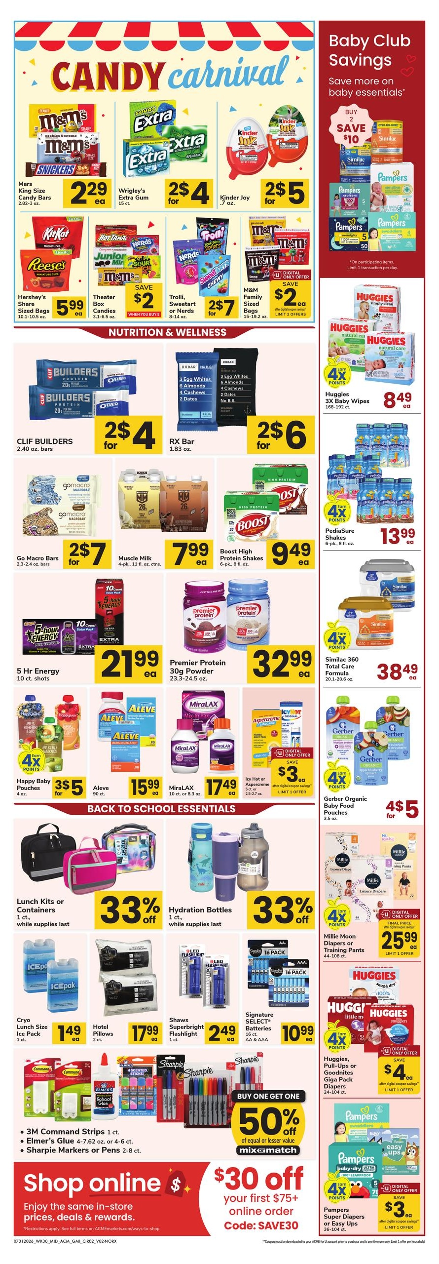 Acme Markets (Bridgeport–Fairfield Area, CT) Health, Home & Beauty Weekly Ad July 31 - August 13, 2026