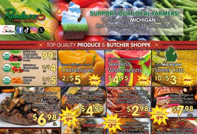 Randazzo Fresh Market (Warren–Sterling Heights Area, MI) Weekly Ad July 30 - August 5, 2026