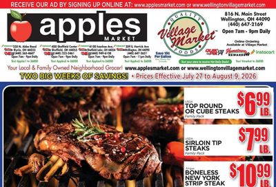 Apples Market Weekly Ad July 27 - August 9, 2026