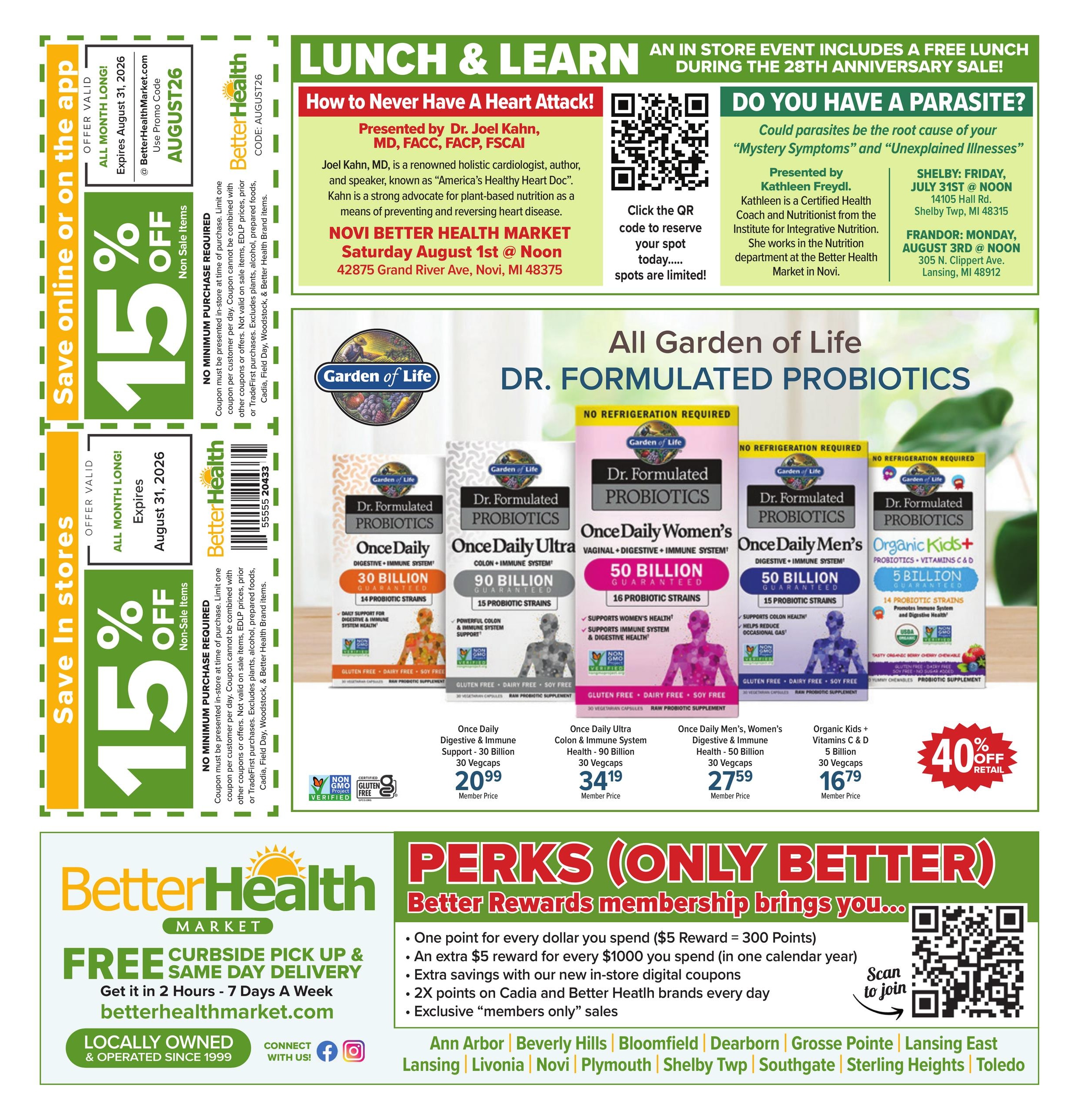 Better Health Market Weekly Ad August 1 - 16, 2026
