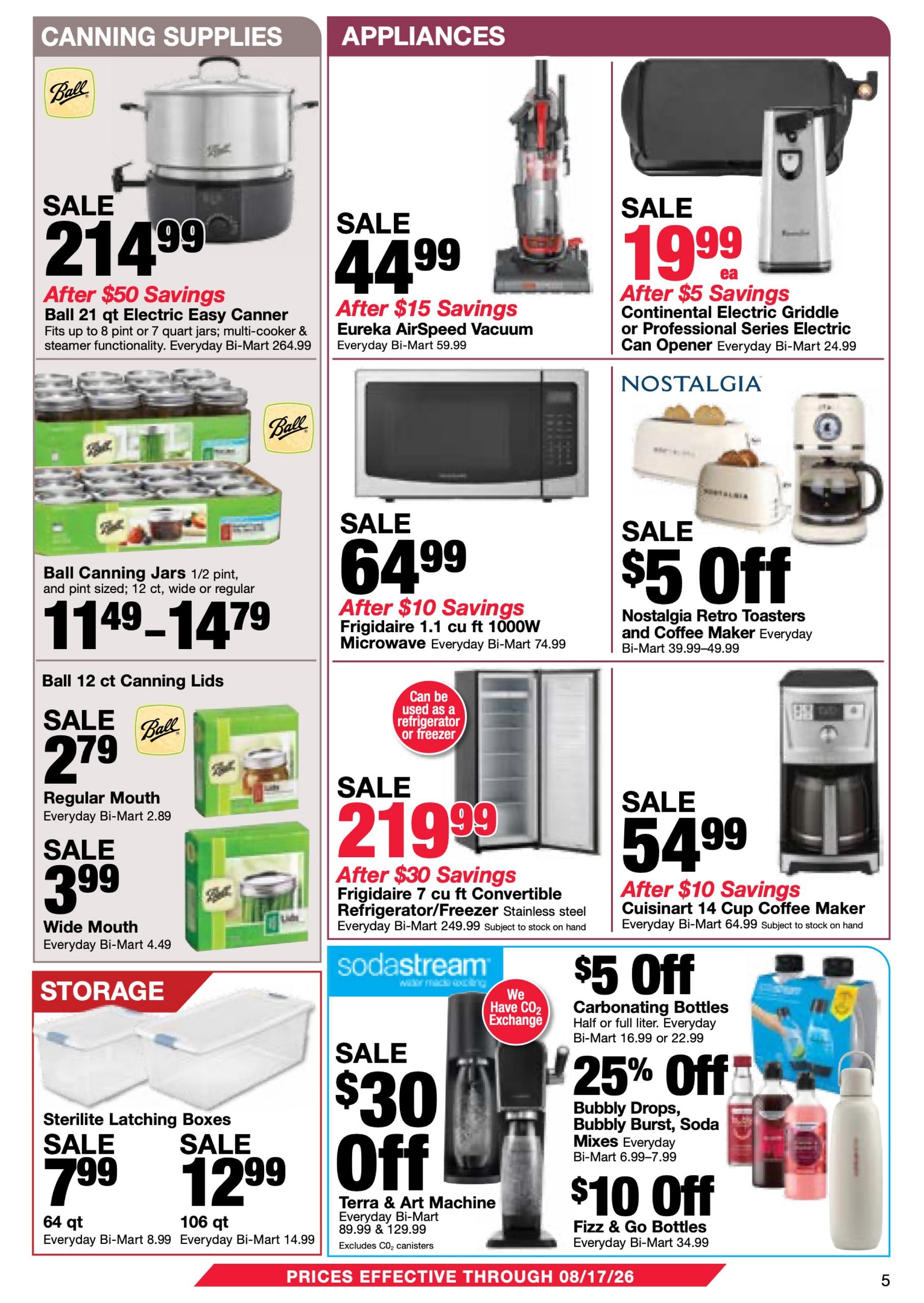 Bi-Mart (Redding Area, CA) Weekly Ad July 28 - August 17, 2026