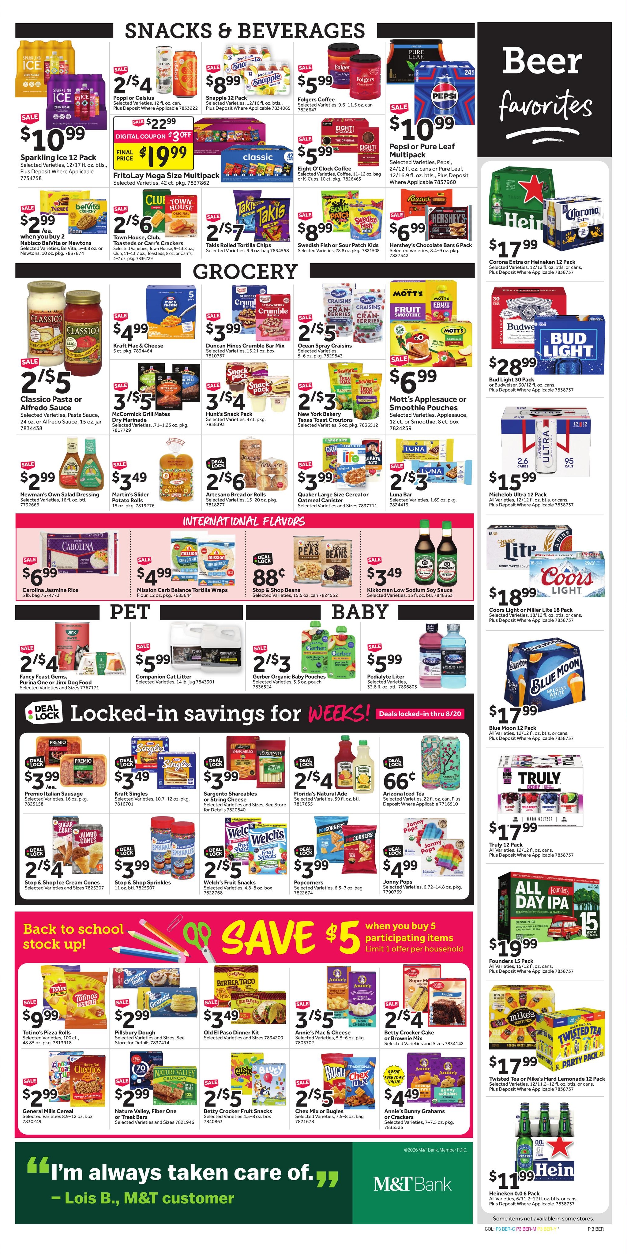 Stop & Shop (Hartford–Waterbury Area, CT) Weekly Ad July 31 - August 6, 2026
