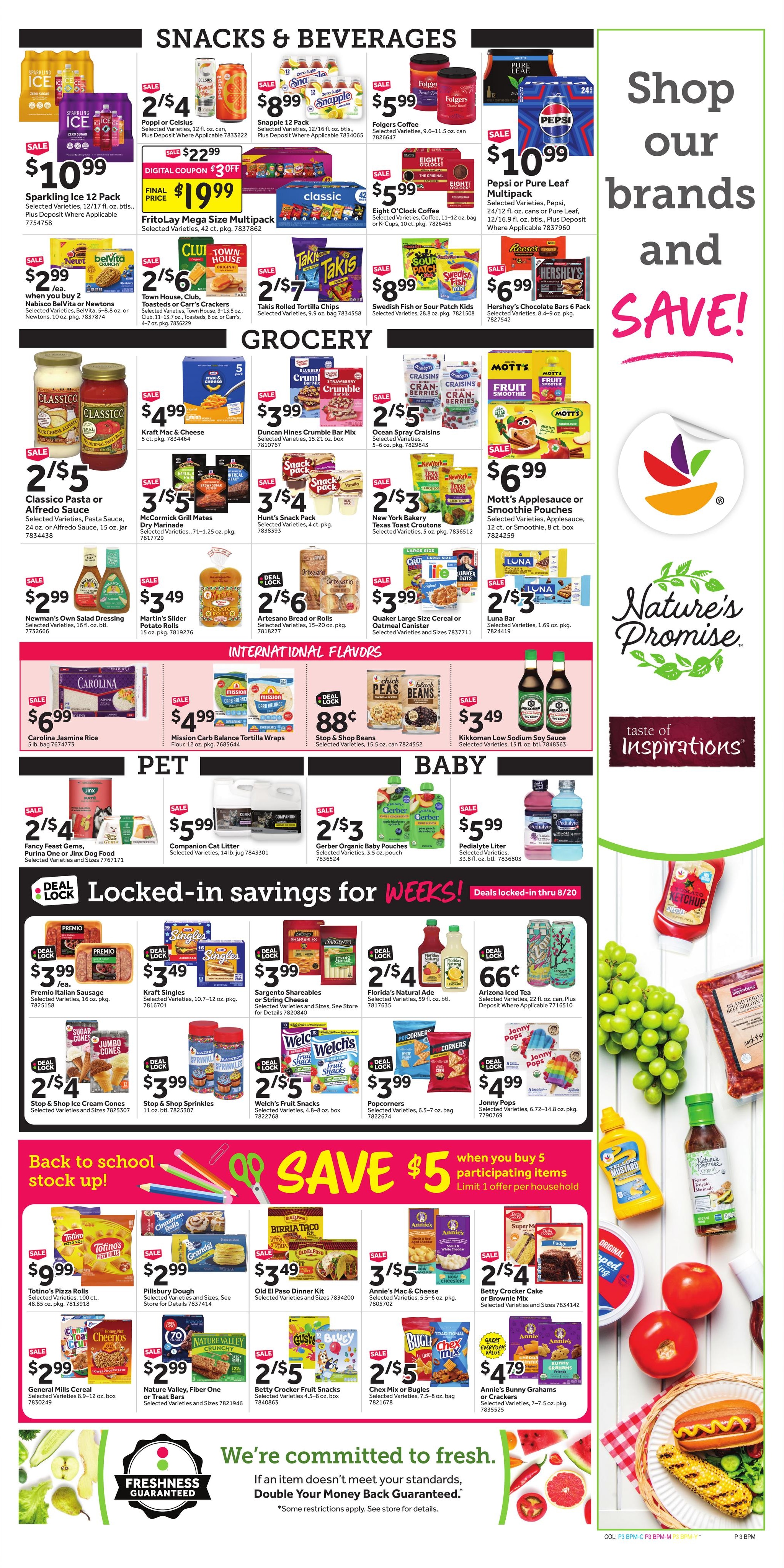 Stop & Shop (Trenton–Wyckoff Area, NJ–PA) Weekly Ad July 31 - August 6, 2026