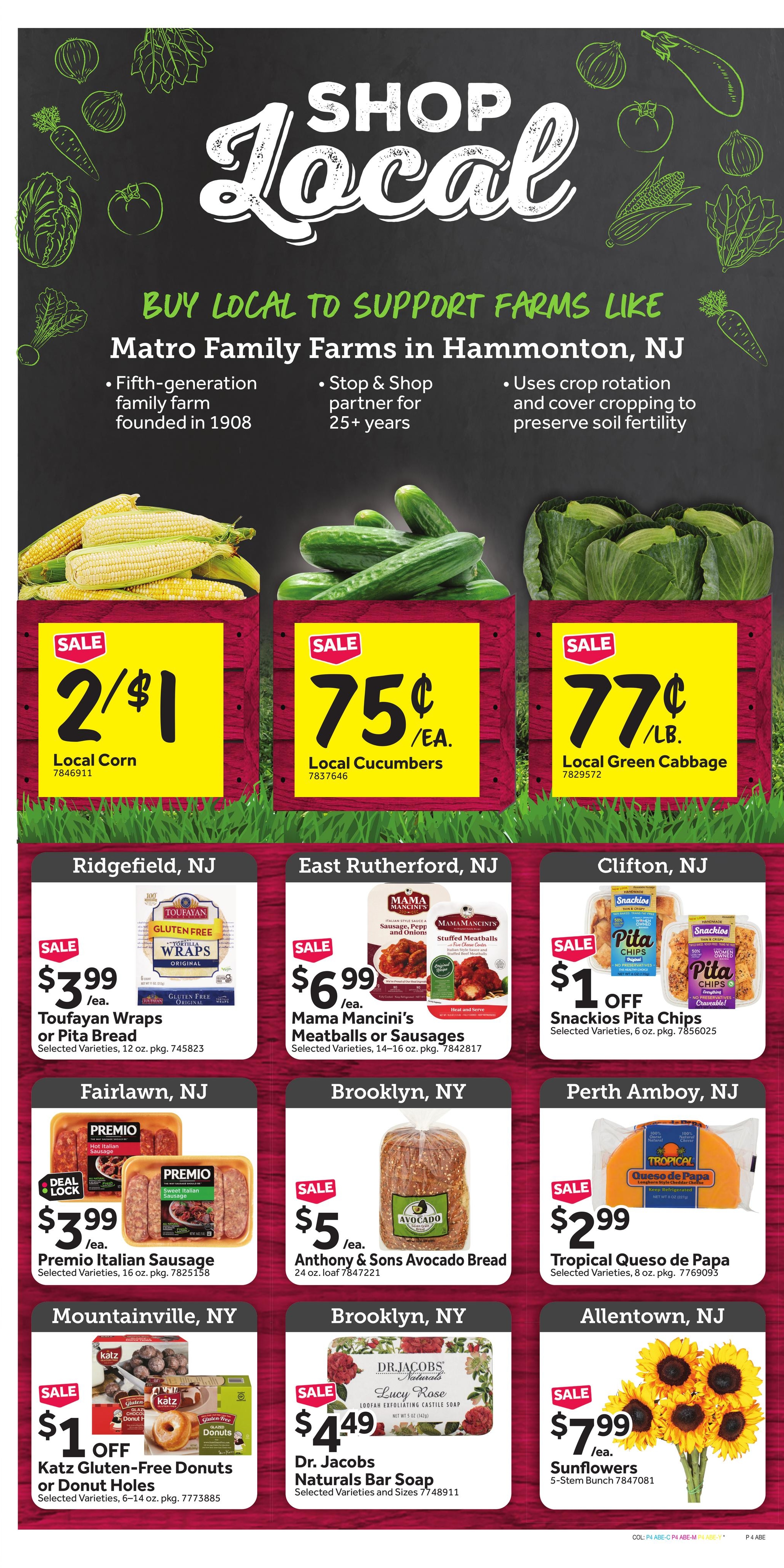 Stop & Shop (Trenton–Wyckoff Area, NJ–PA) Weekly Ad July 31 - August 6, 2026
