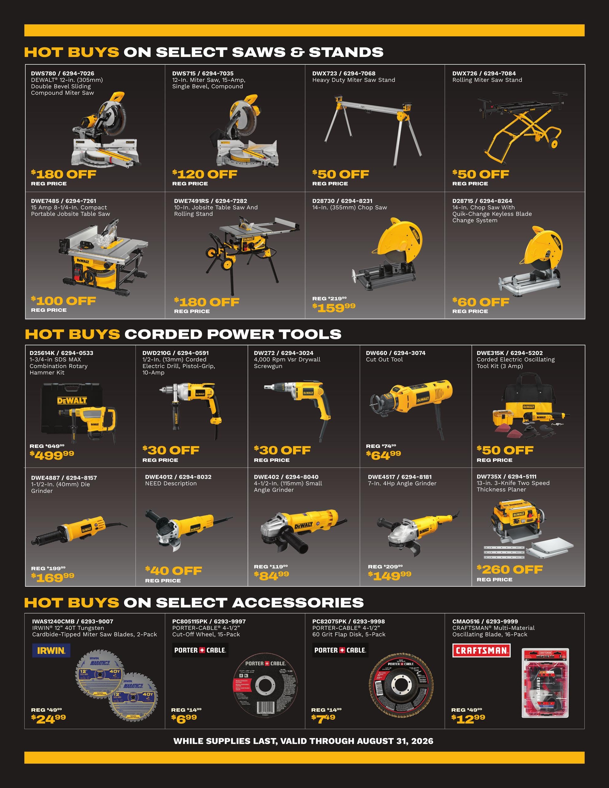 Bomgaars DEWALT Flipbook Weekly Ad July 28 - August 31, 2026