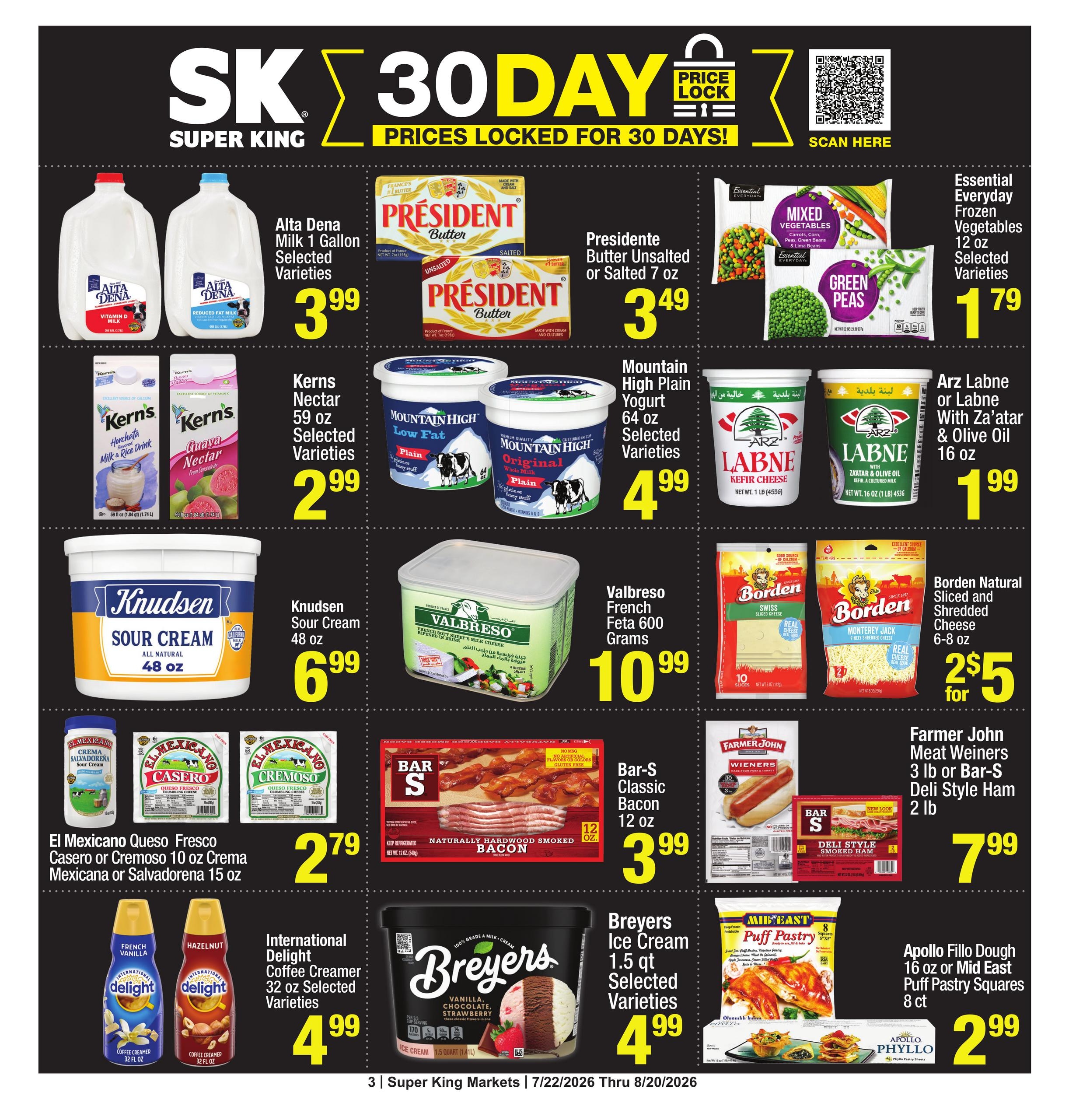 Super King Markets Weekly Ad August 3 - 9, 2026
