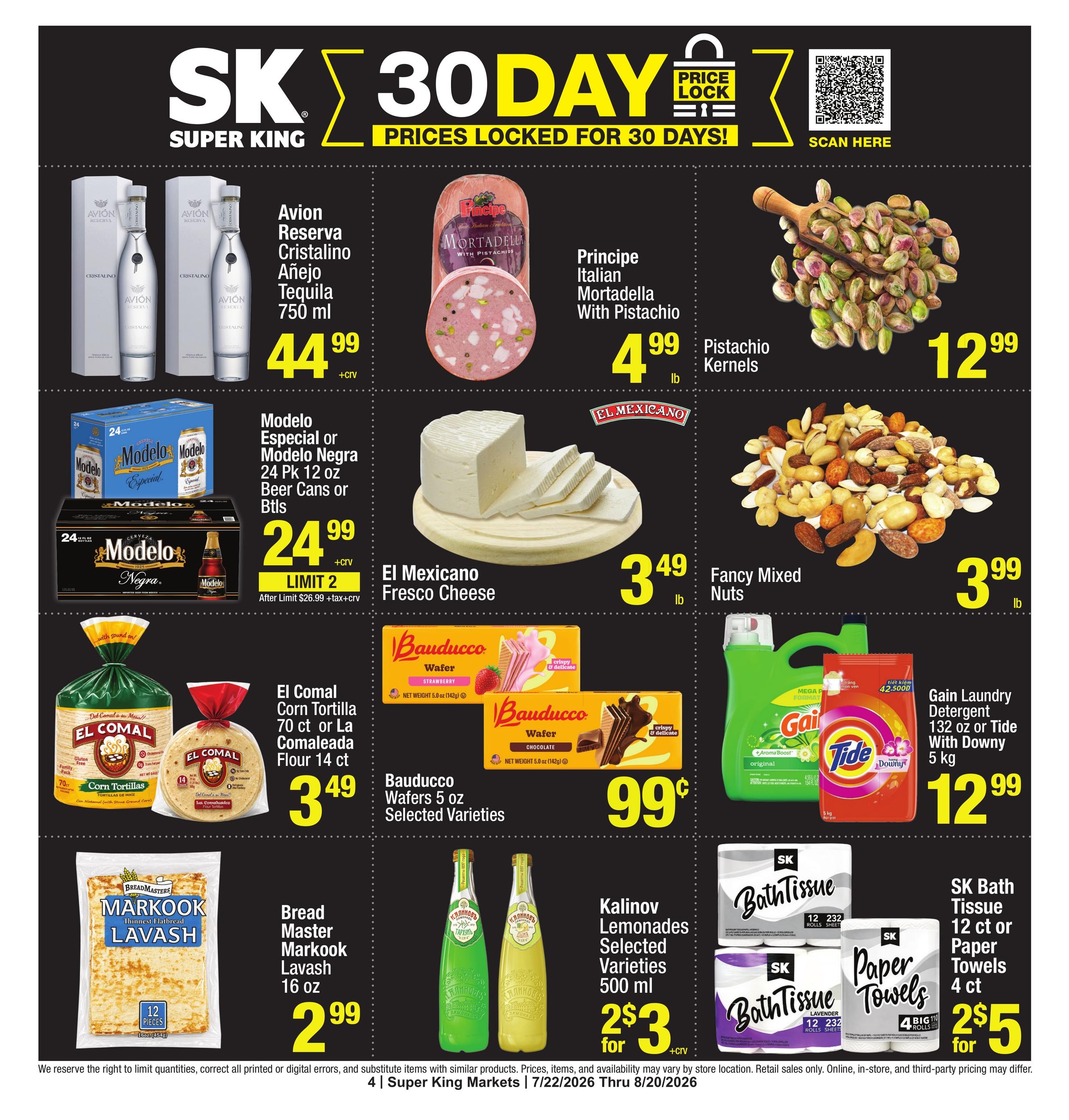 Super King Markets Weekly Ad August 3 - 9, 2026