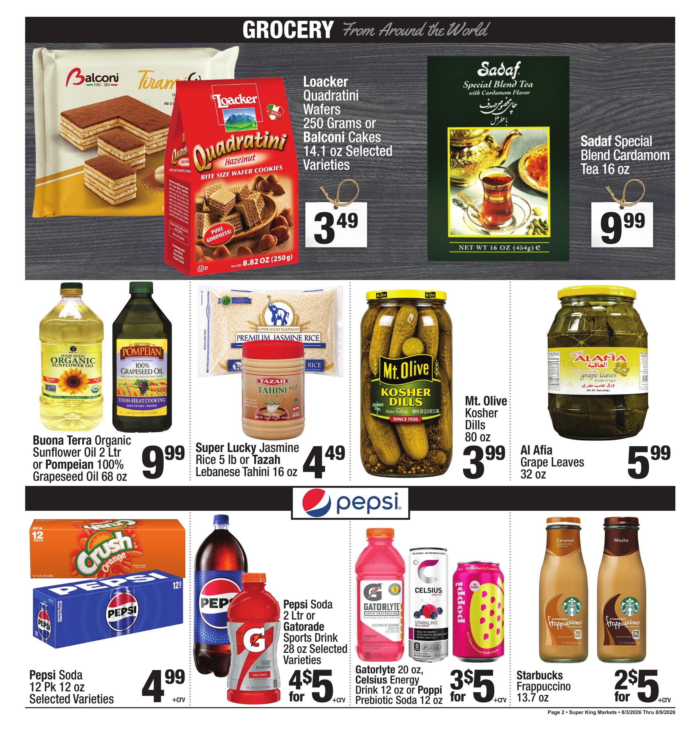 Super King Markets Weekly Ad August 3 - 9, 2026