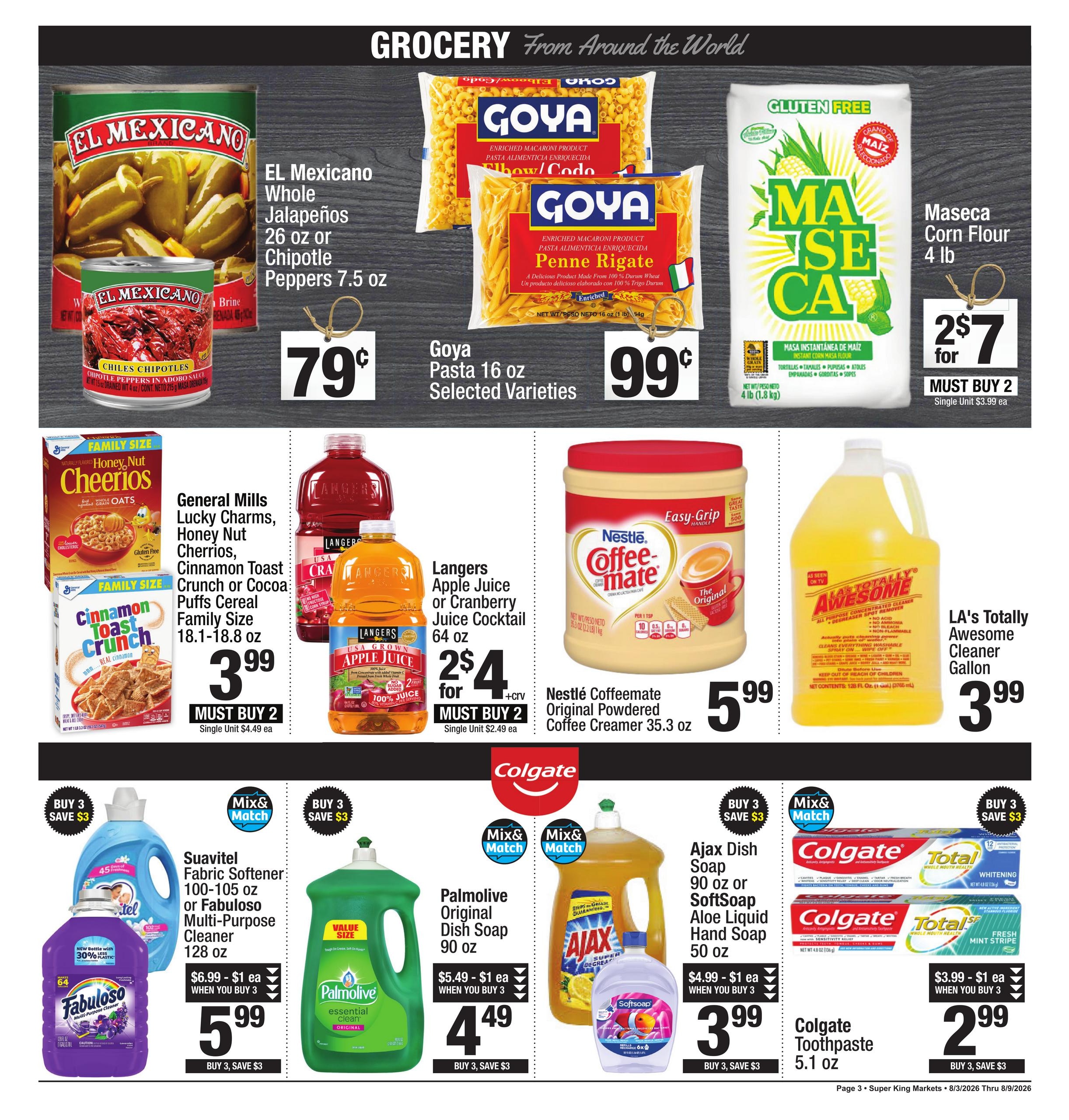 Super King Markets Weekly Ad August 3 - 9, 2026