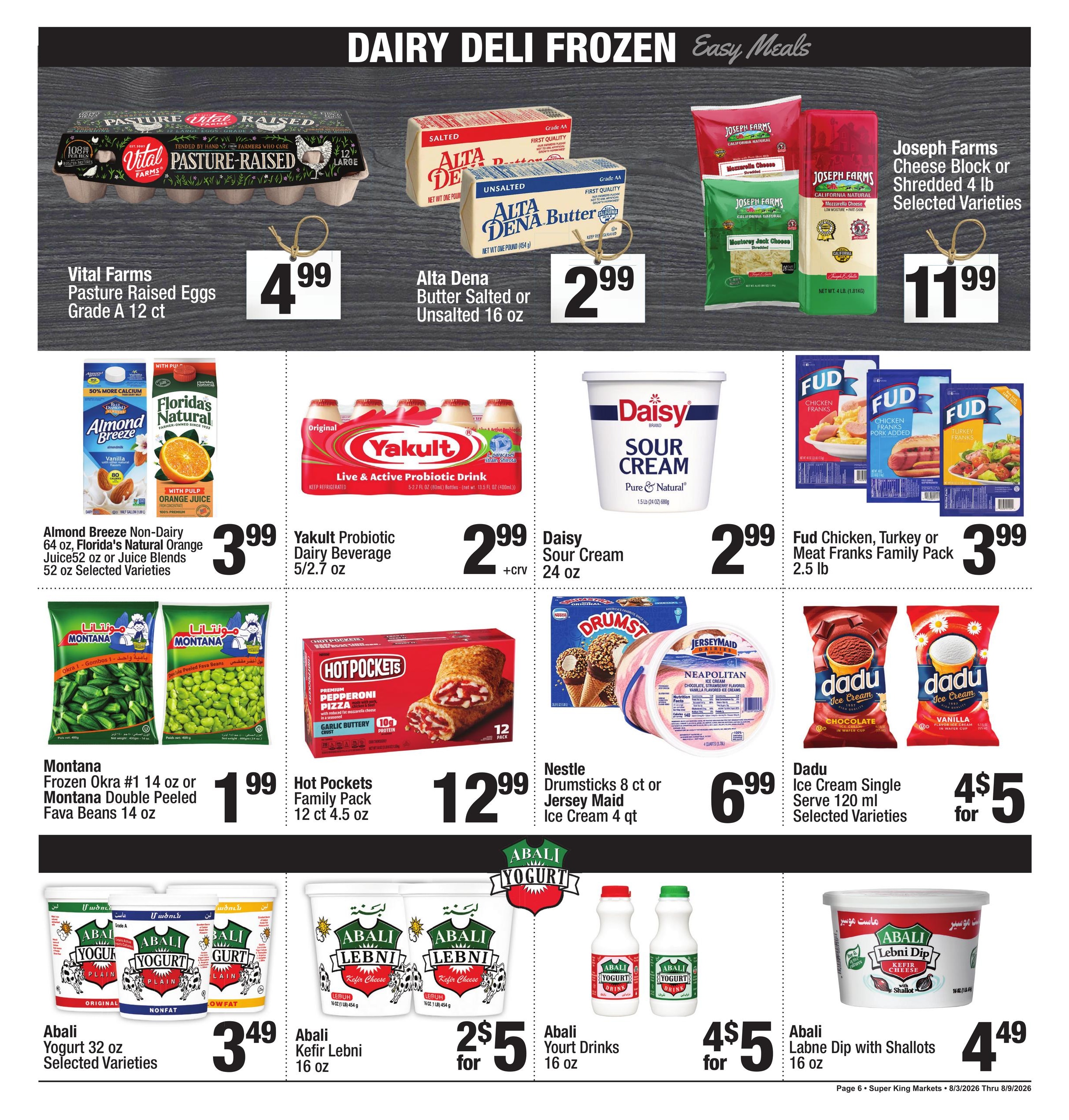 Super King Markets Weekly Ad August 3 - 9, 2026