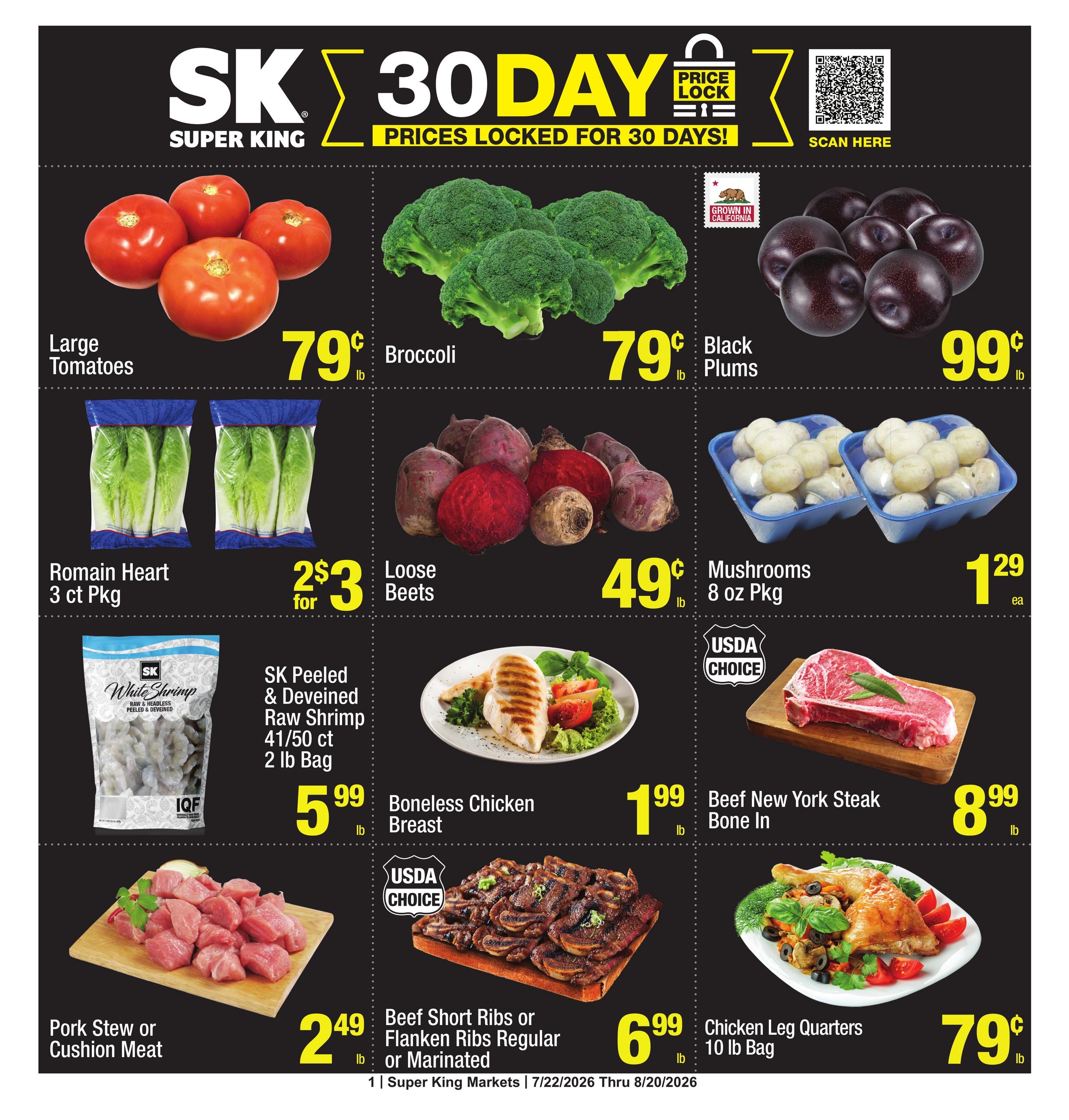 Super King Markets Weekly Ad August 3 - 9, 2026