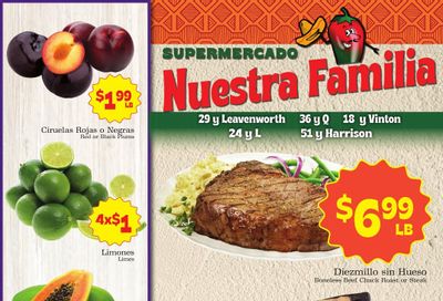 Supermercado Nuestra Familia Weekly Ad August 2 - 8, 2026