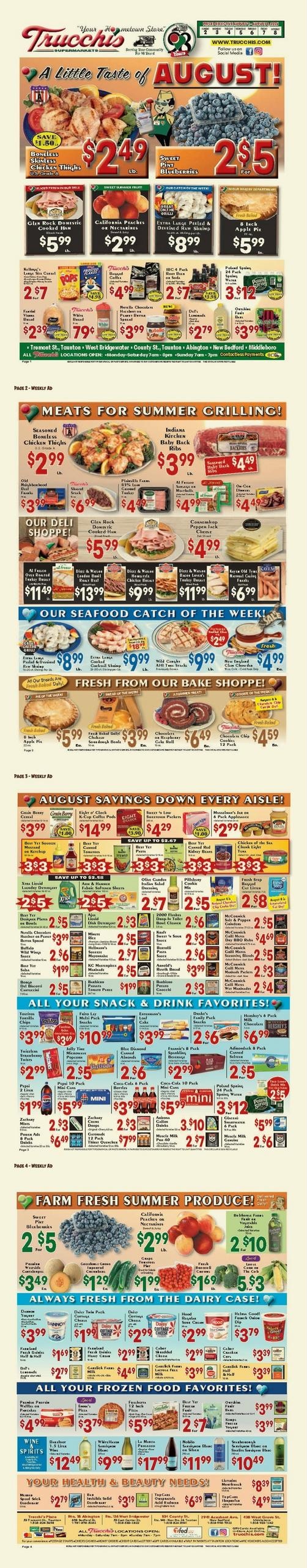 Trucchis Weekly Ad August 2 - 8, 2026