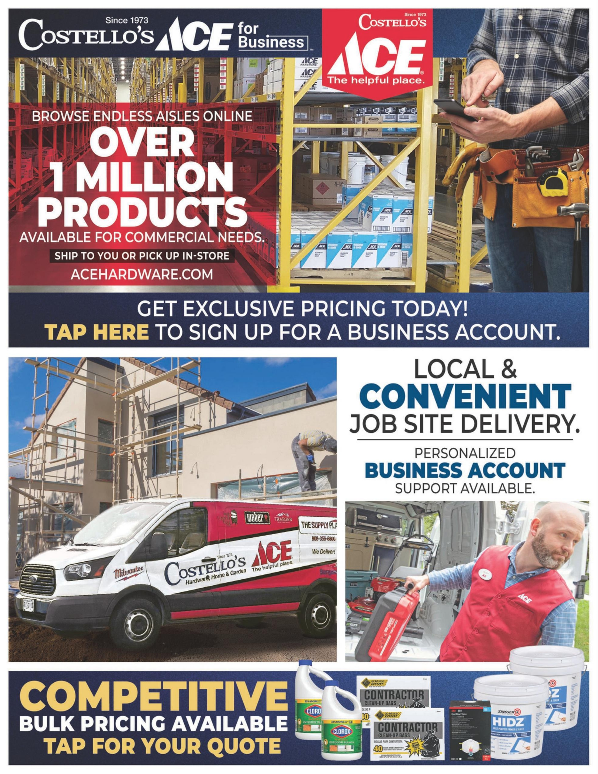 Costello's Ace Weekly Ad August 1 - 31, 2026