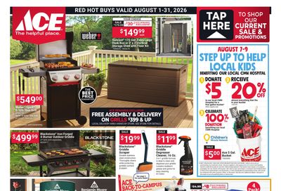 Costello's Ace Weekly Ad August 1 - 31, 2026