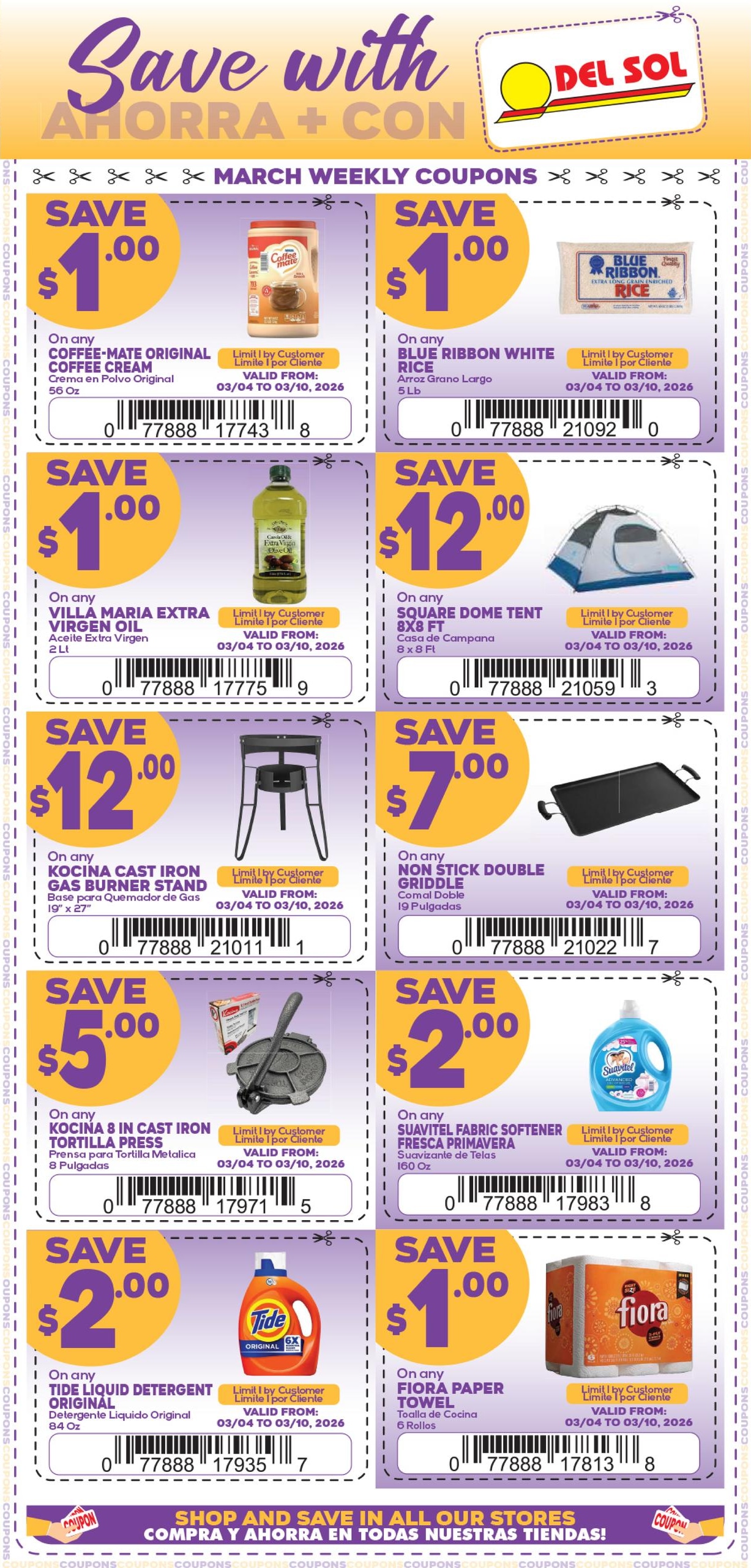Del Sol IGA (Yuma–Holtville Area, AZ–CA) Weekly Ad April 3 - October 3, 2026