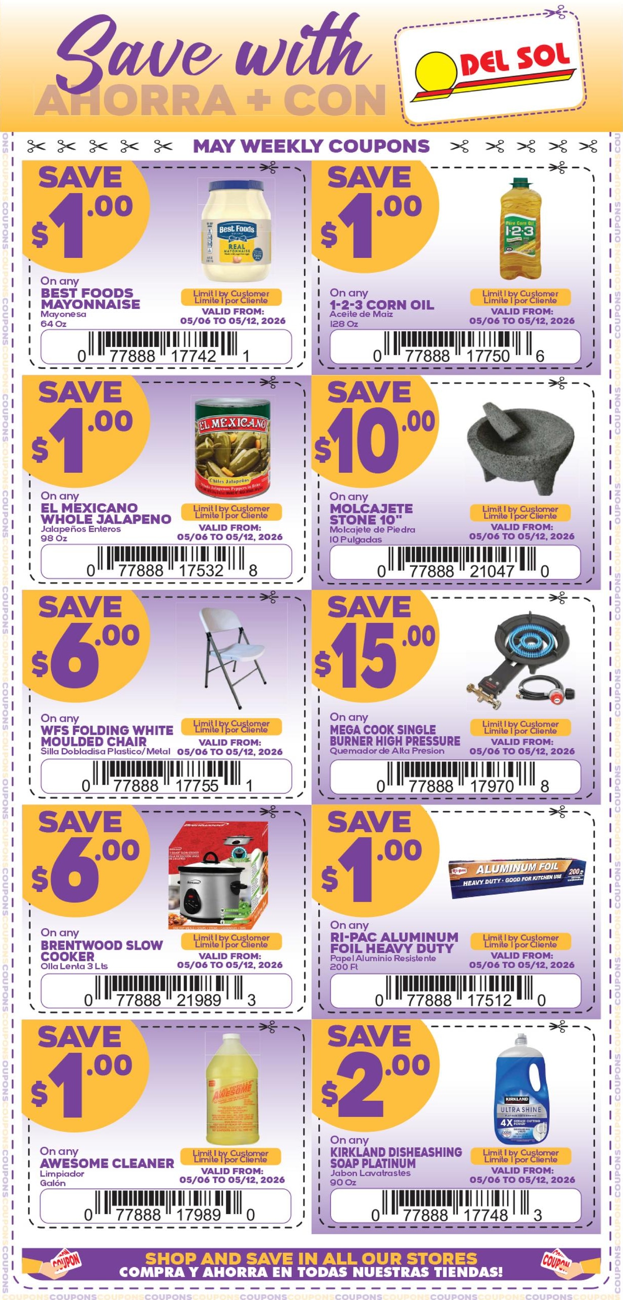 Del Sol IGA (Yuma–Holtville Area, AZ–CA) Weekly Ad June 5 - December 5, 2026