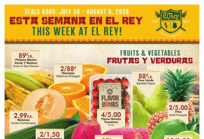 El Rey Foods Weekly Ad July 30 - August 5, 2026