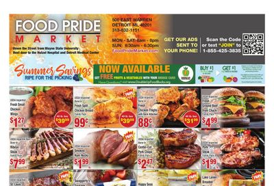 Food Pride Market (Detroit–Dearborn Area, MI) Weekly Ad July 29 - August 11, 2026