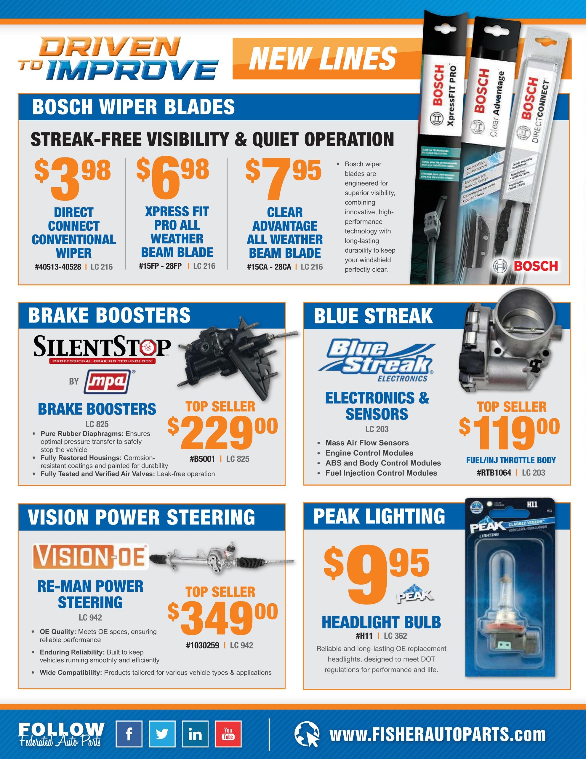 Fisher Auto Parts Weekly Ad July 1 - August 31, 2026
