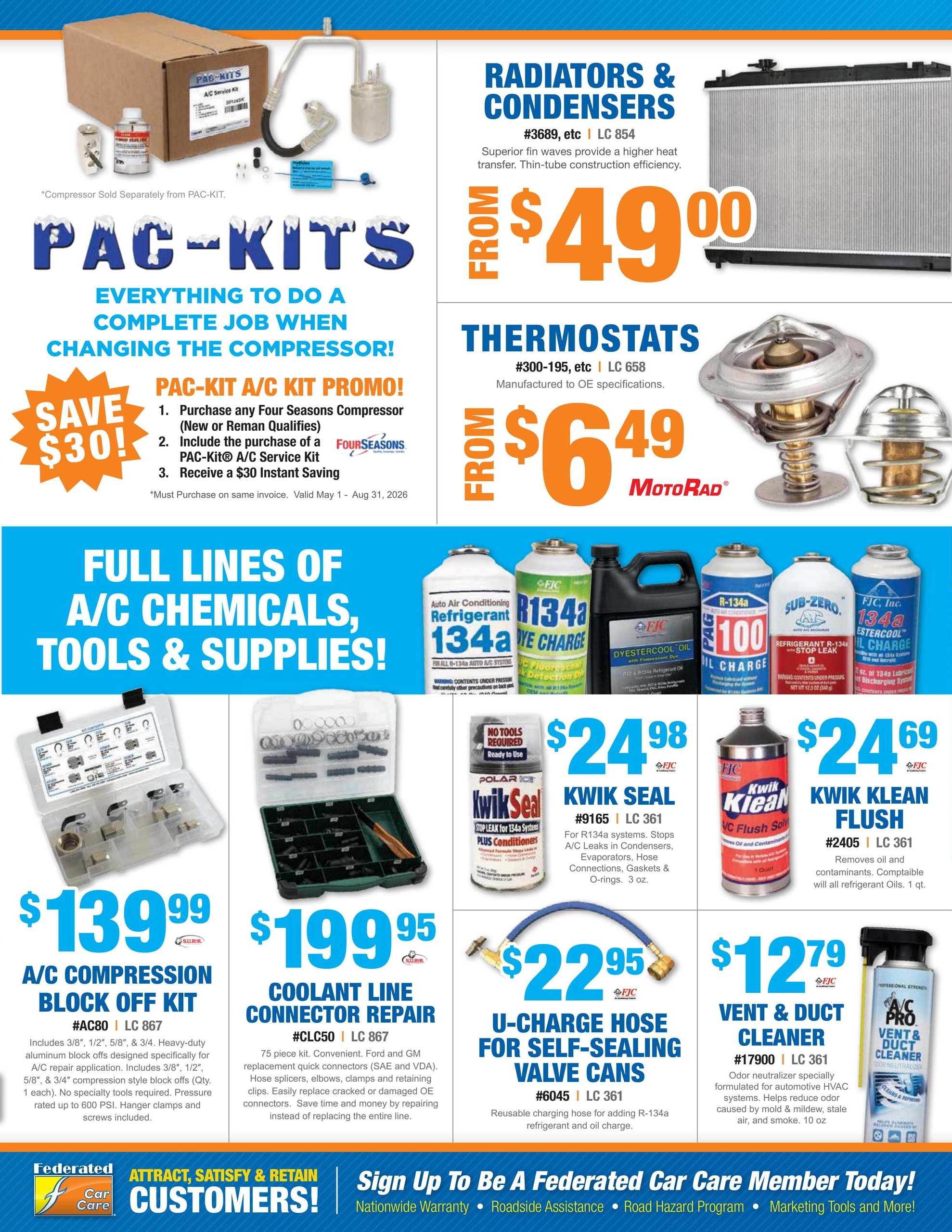 Fisher Auto Parts Weekly Ad July 1 - August 31, 2026