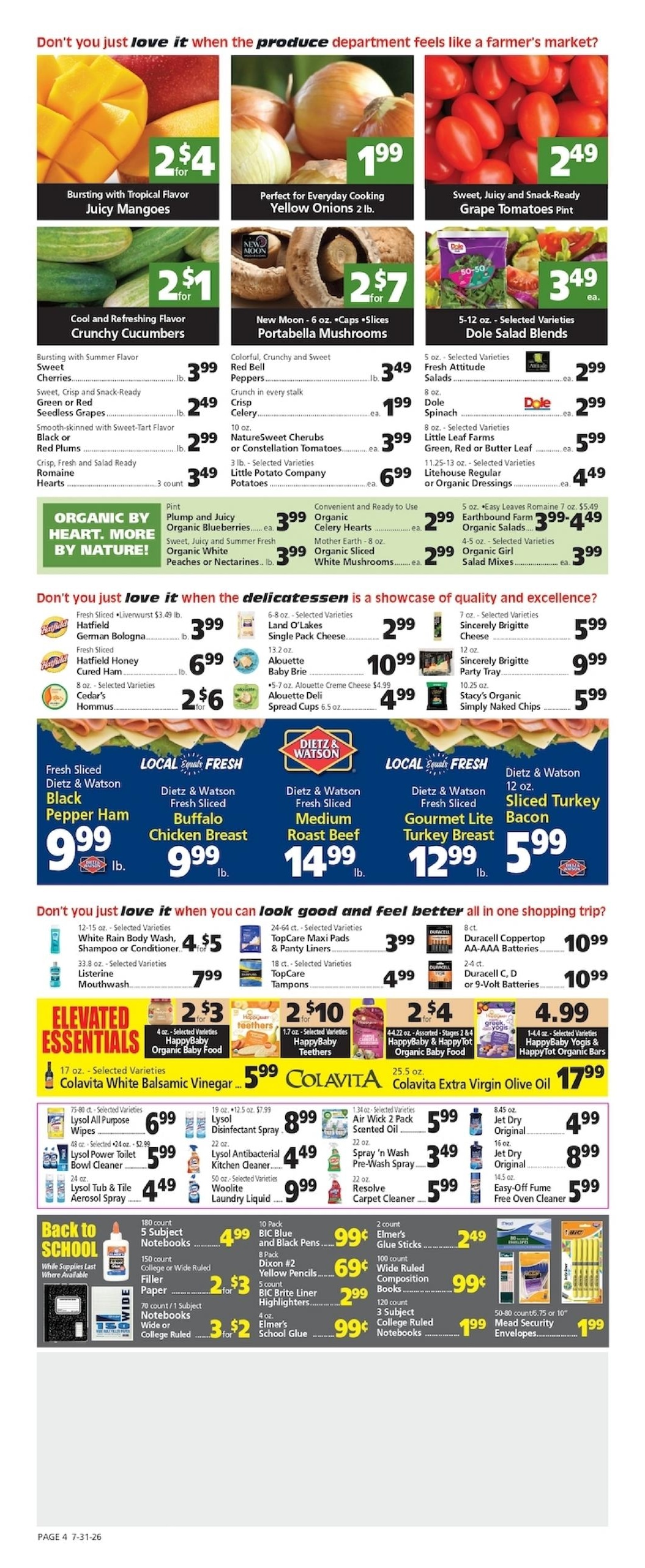 Foley's Family Market IGA Weekly Ad July 31 - August 6, 2026