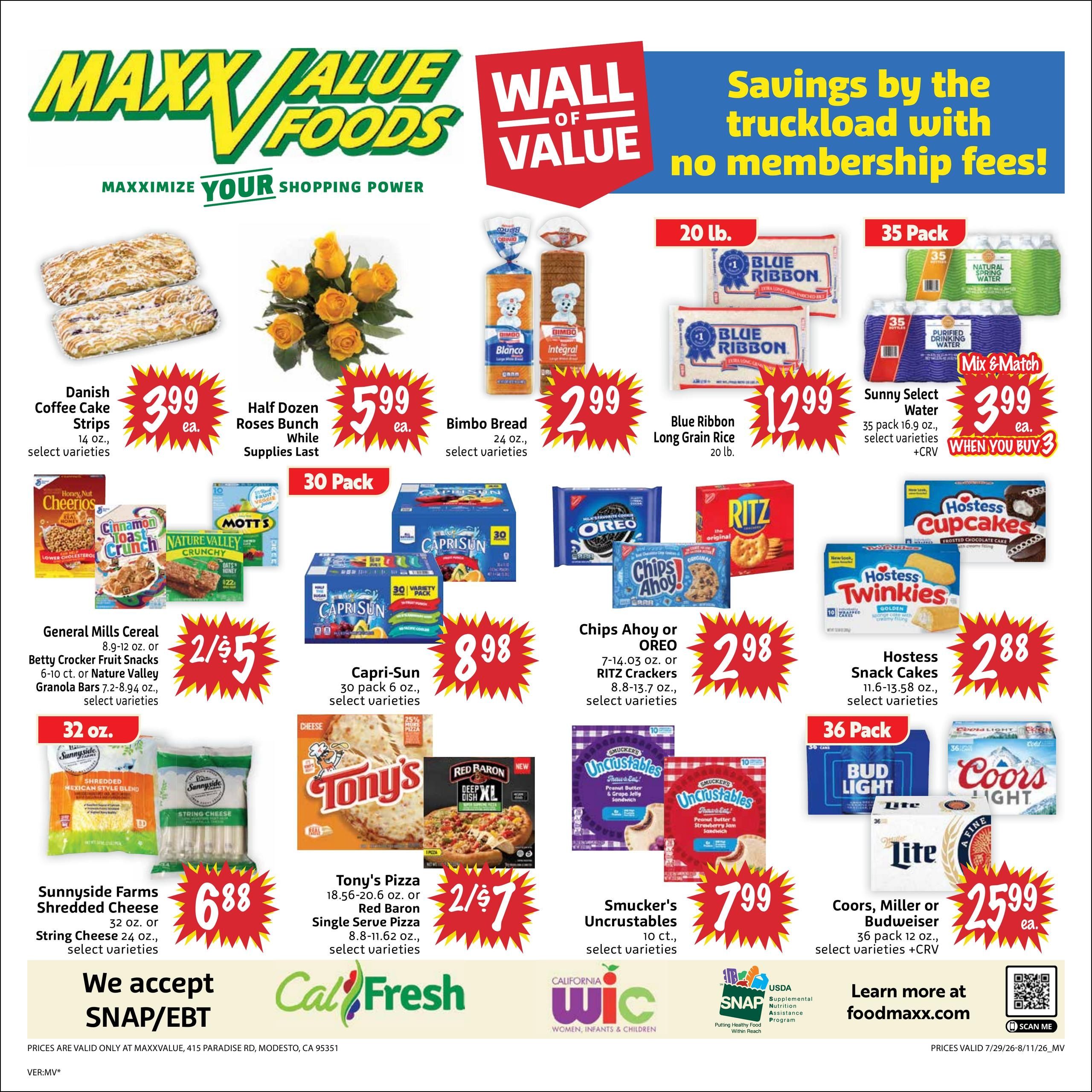 FoodMaxx Weekly Ad July 29 - August 11, 2026
