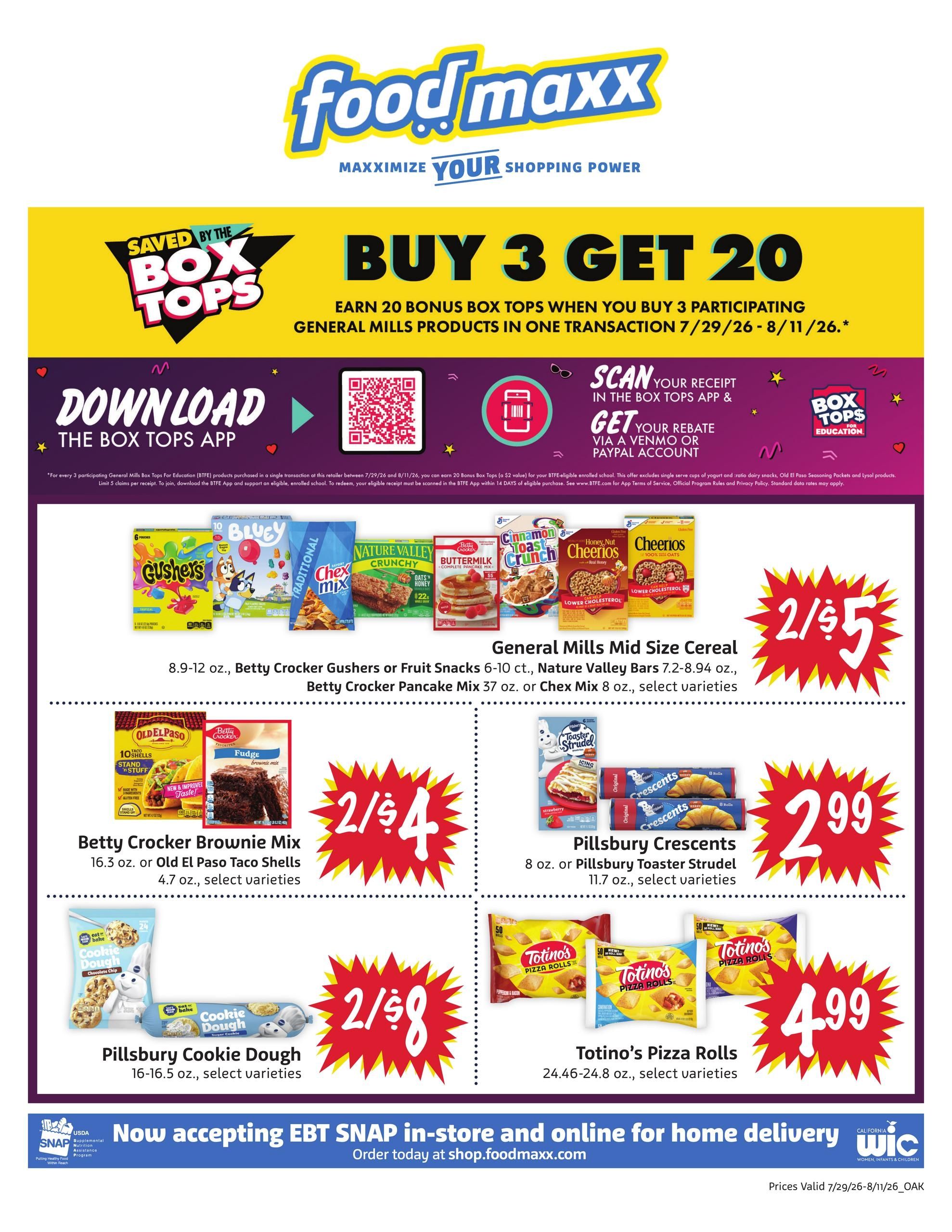 FoodMaxx Weekly Ad July 29 - August 11, 2026