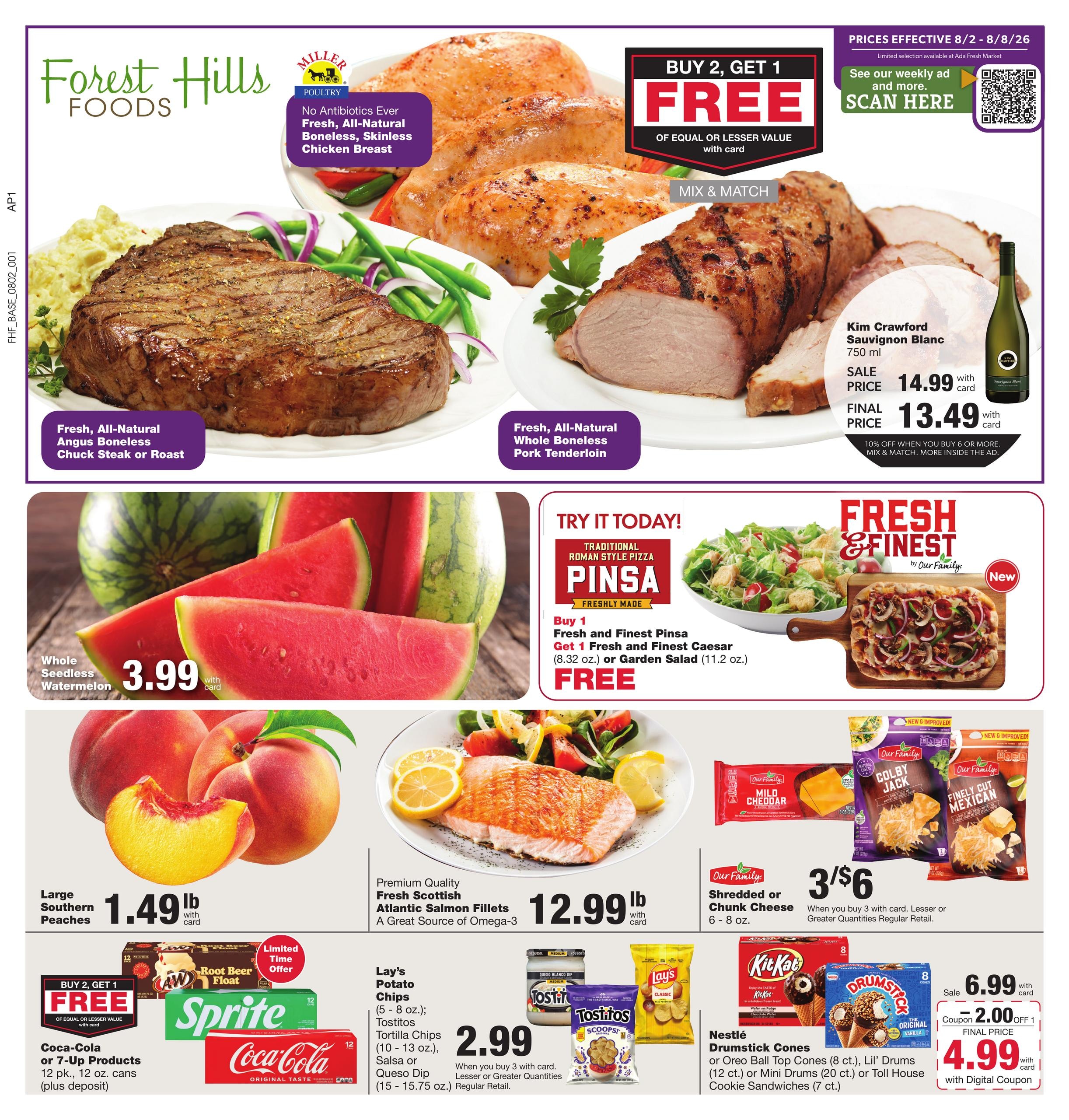 Forest Hills Foods Weekly Ad August 2 - 8, 2026