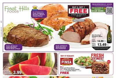 Forest Hills Foods Weekly Ad August 2 - 8, 2026