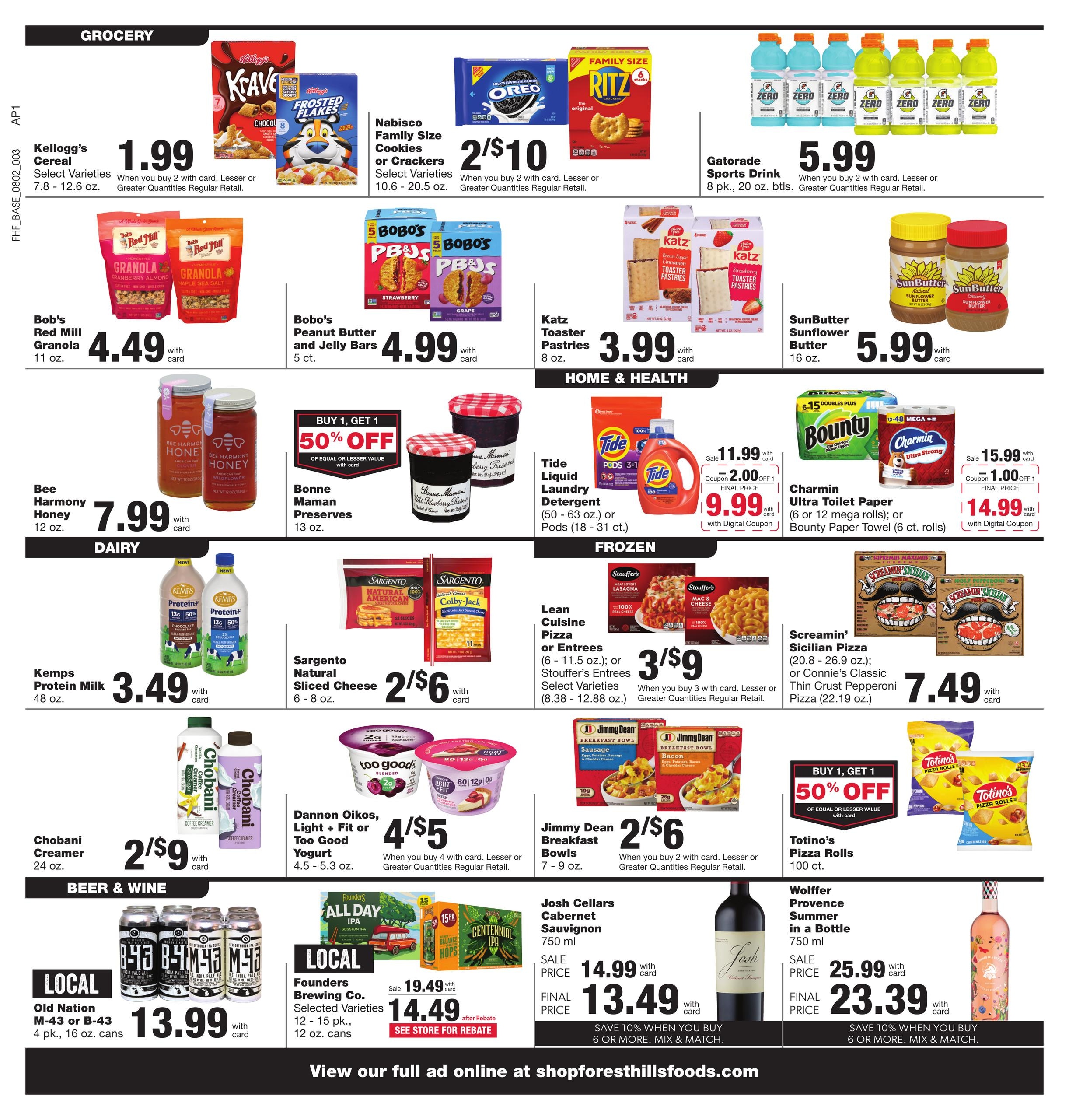 Forest Hills Foods Weekly Ad August 2 - 8, 2026