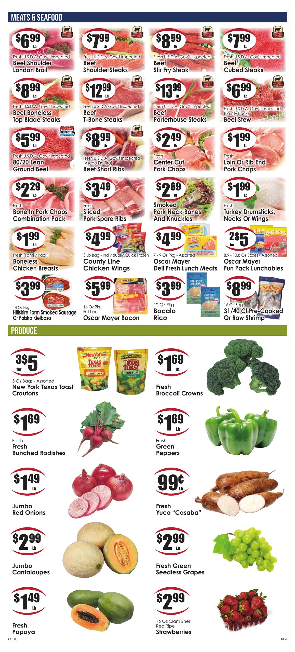 Gala Supermarkets Weekly Ad July 31 - August 6, 2026