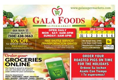 Gala Supermarkets Weekly Ad July 31 - August 6, 2026