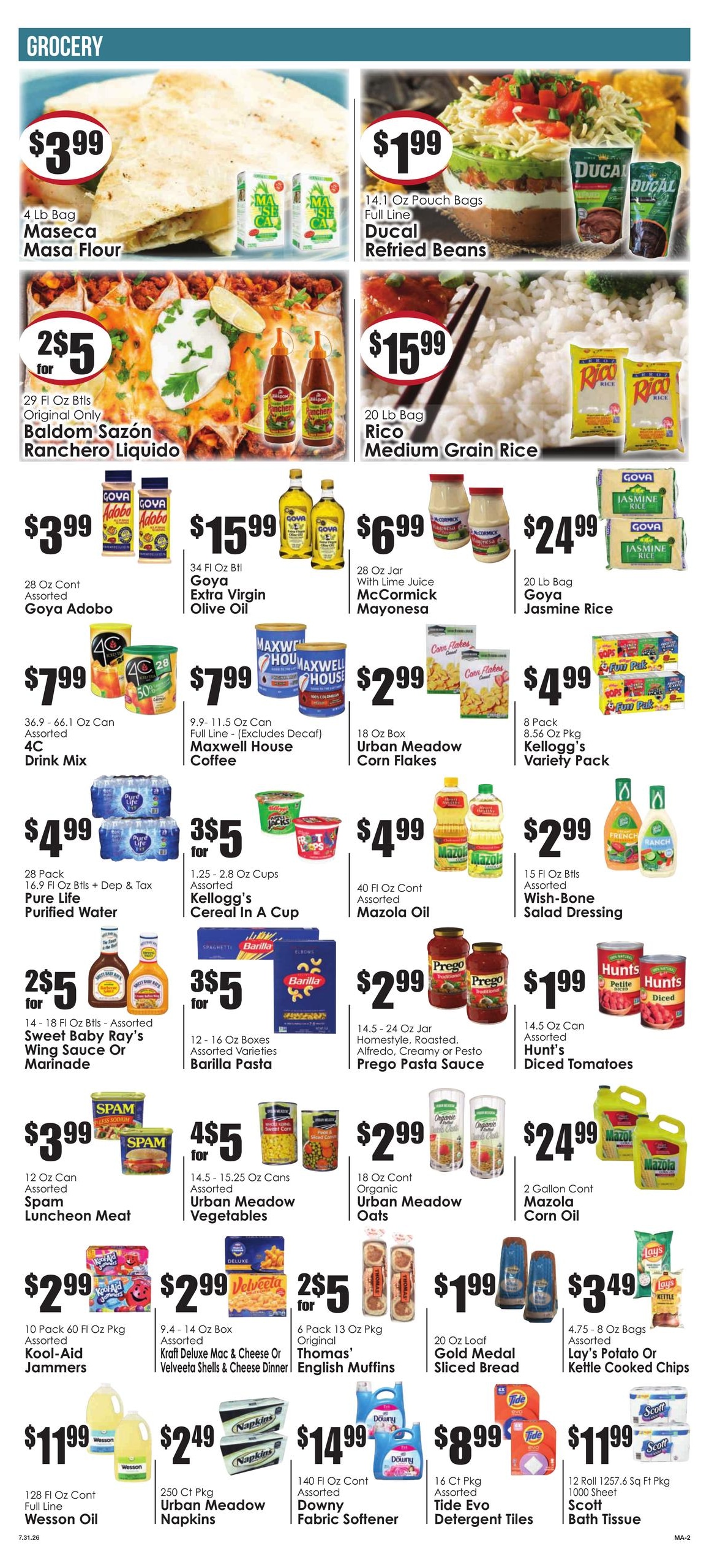 Gala Supermarkets Weekly Ad July 31 - August 6, 2026