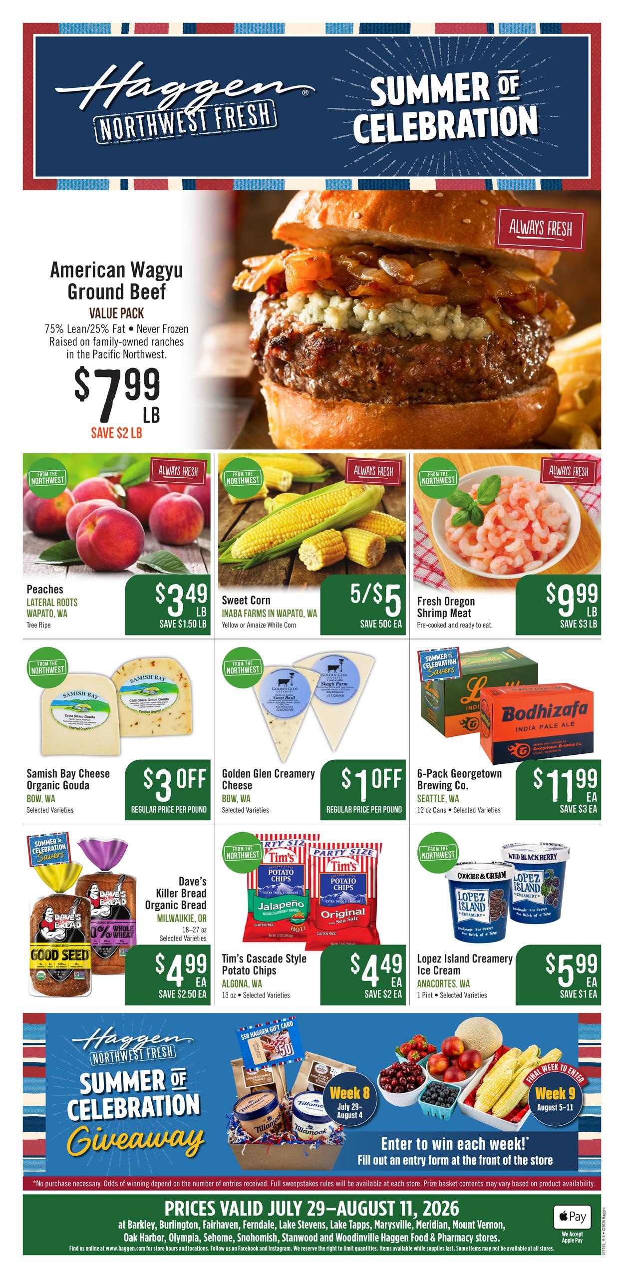 Haggen Weekly Ad July 29 - August 11, 2026