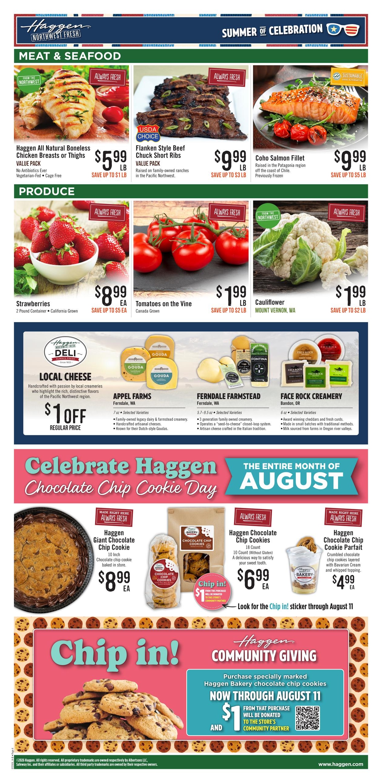 Haggen Weekly Ad July 29 - August 11, 2026